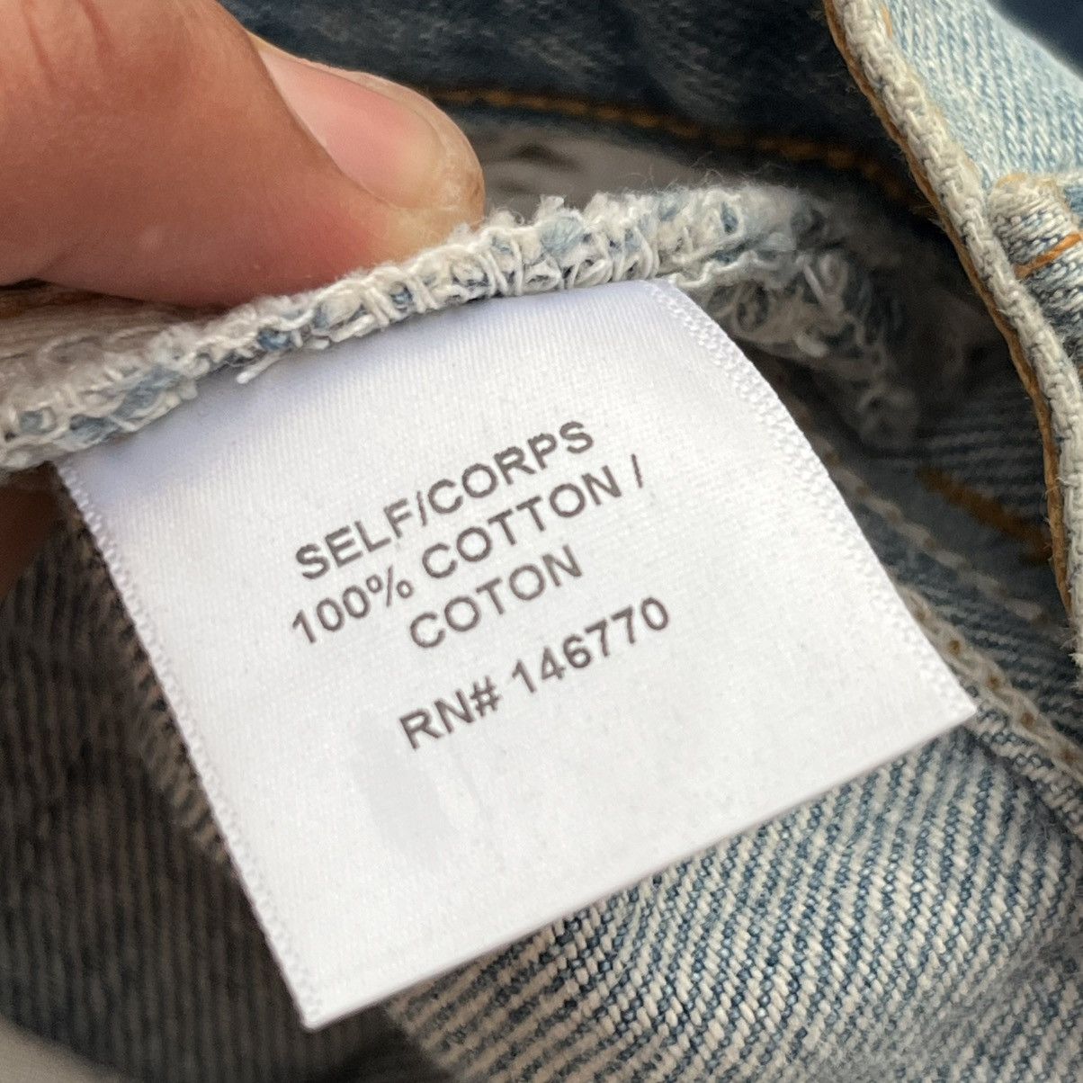 RE/DONE RE /DONE x LEVIS RECONSTRUCTED DISTRESSED WASHED DENIM Size 28" / US 6 / IT 42 - 8 Thumbnail