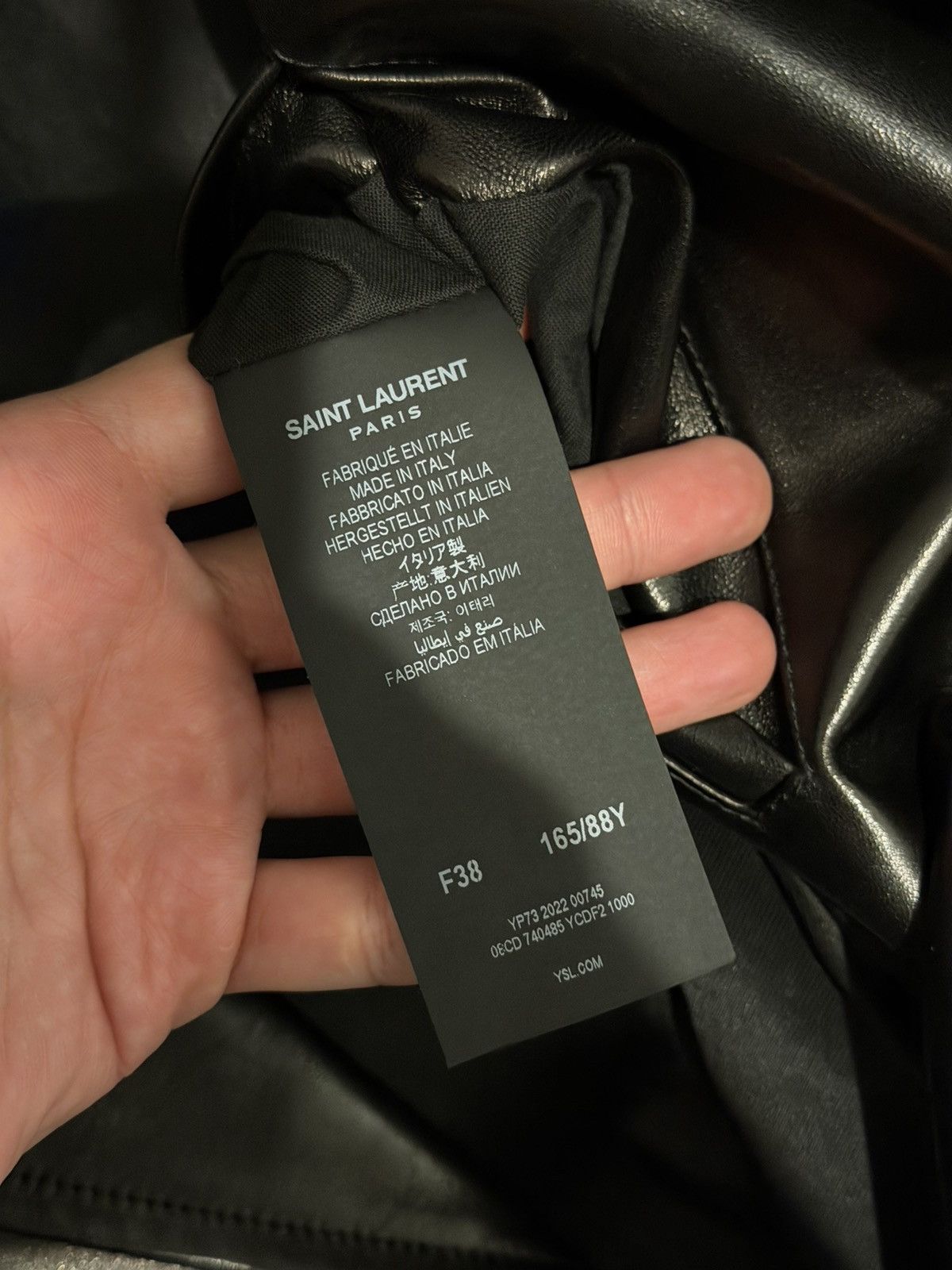 Saint Laurent Paris SAINT LAURENT SS23 FULL LENGHT LEATHER COAT Size S / US 4 / IT 40 - 5 Thumbnail