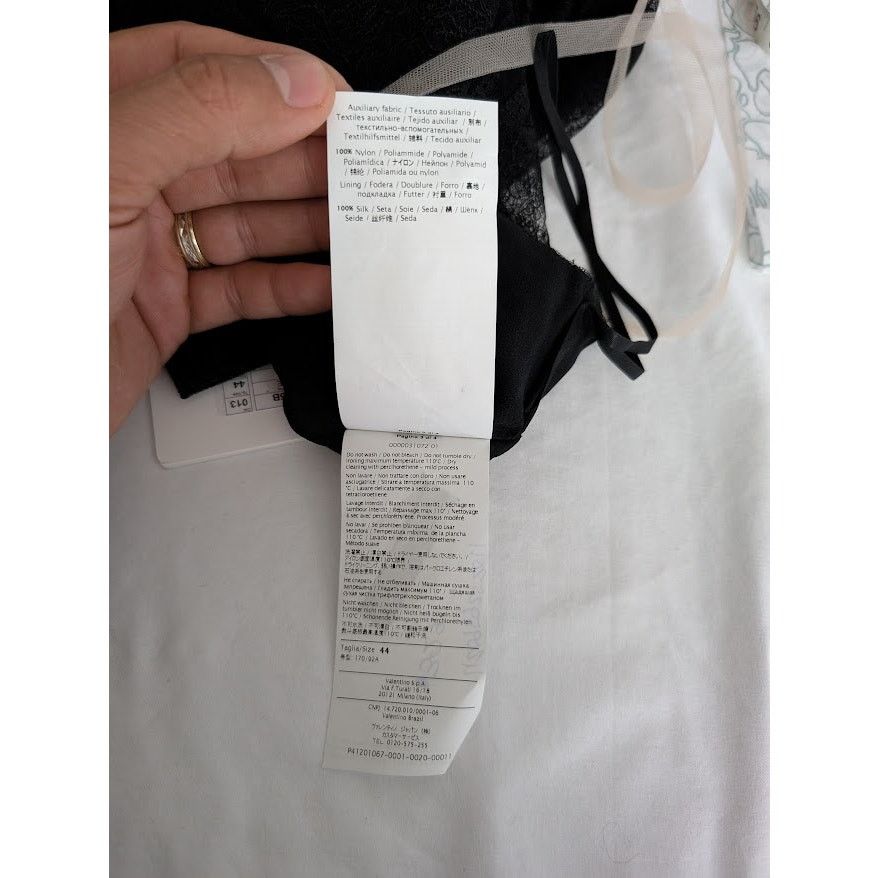 Valentino o1rshd1 Women's Top in Black Size M / US 6-8 / IT 42-44 - 14 Thumbnail