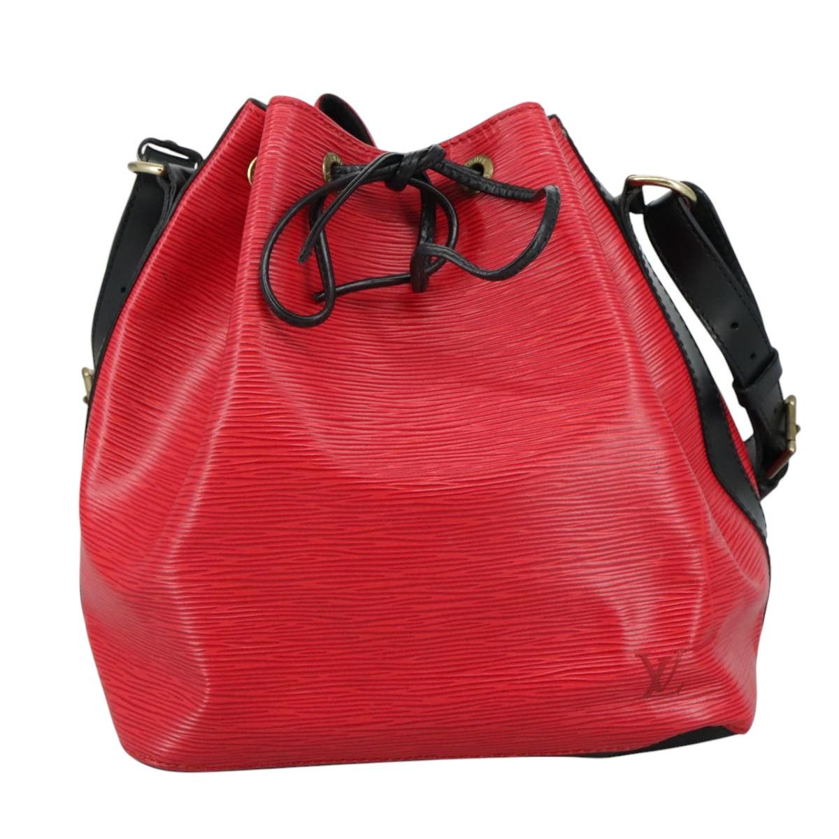 Louis Vuitton Noe Red Leather Shoulder Bag (Pre-Owned) Size ONE SIZE - 1 Thumbnail