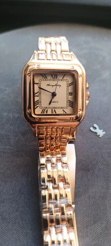 Other Vintage 90s vintage retro luxury style quartz Gold watch Size ONE SIZE - 3 Thumbnail