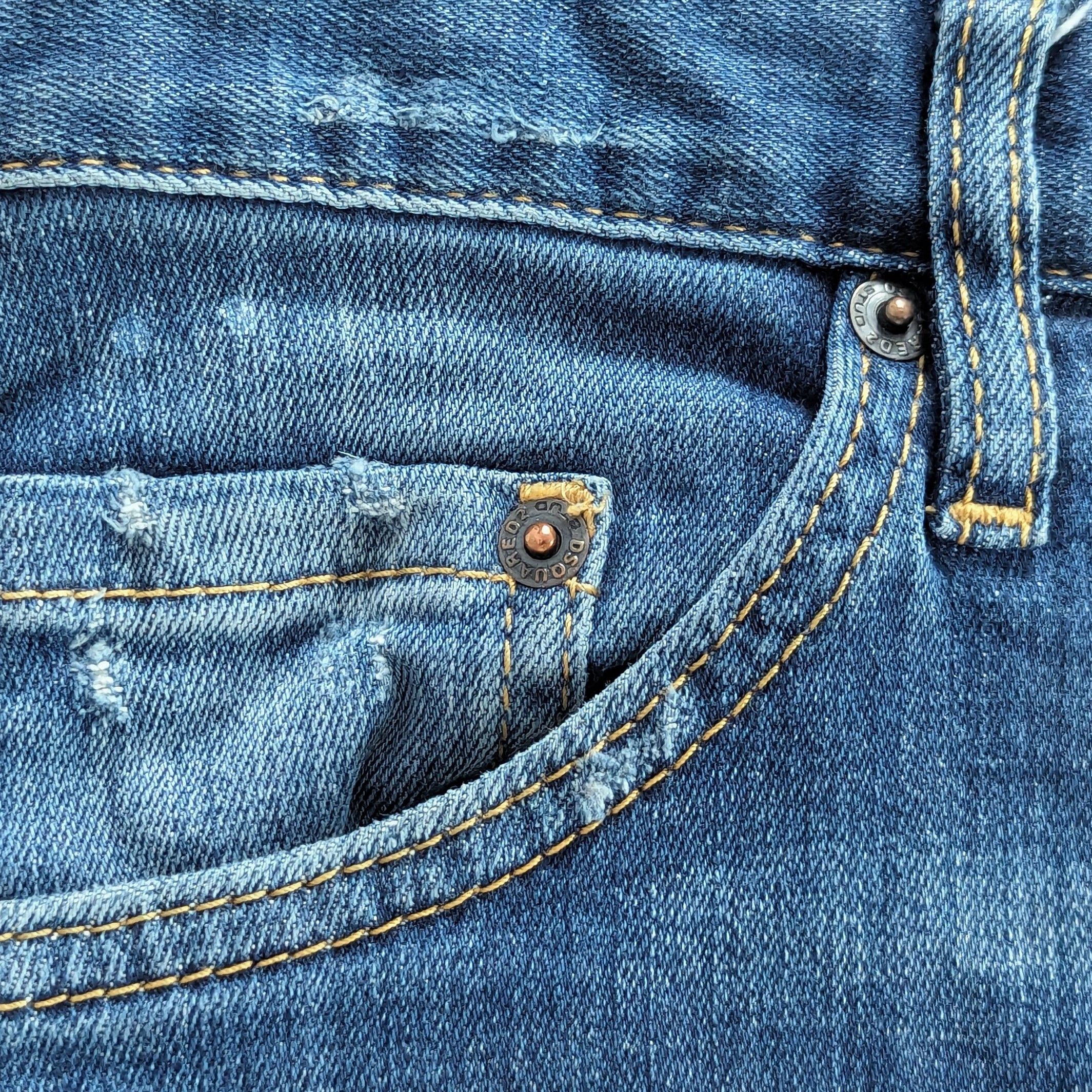 Dsquared2 Dsquared2 Sexy Twist Jeans Men's Blue Pants Made In Italy Size US 32 / EU 48 - 7 Thumbnail