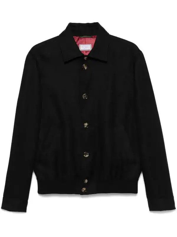 Brunello Cucinelli o1y0526 Casual Jacket in Black Size US L / EU 52-54 / 3 - 1 Thumbnail