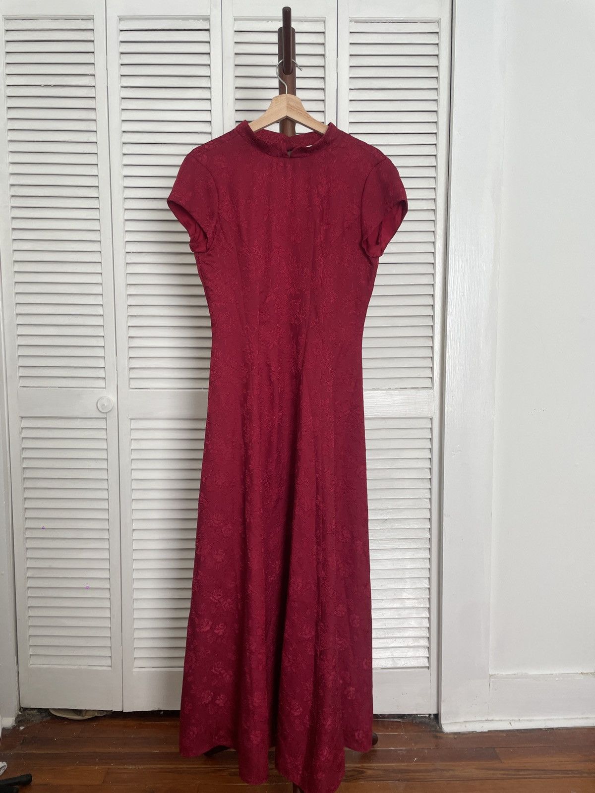 Vintage Red vintage dress from 1950s Size L / US 10 / IT 46 - 1 Thumbnail