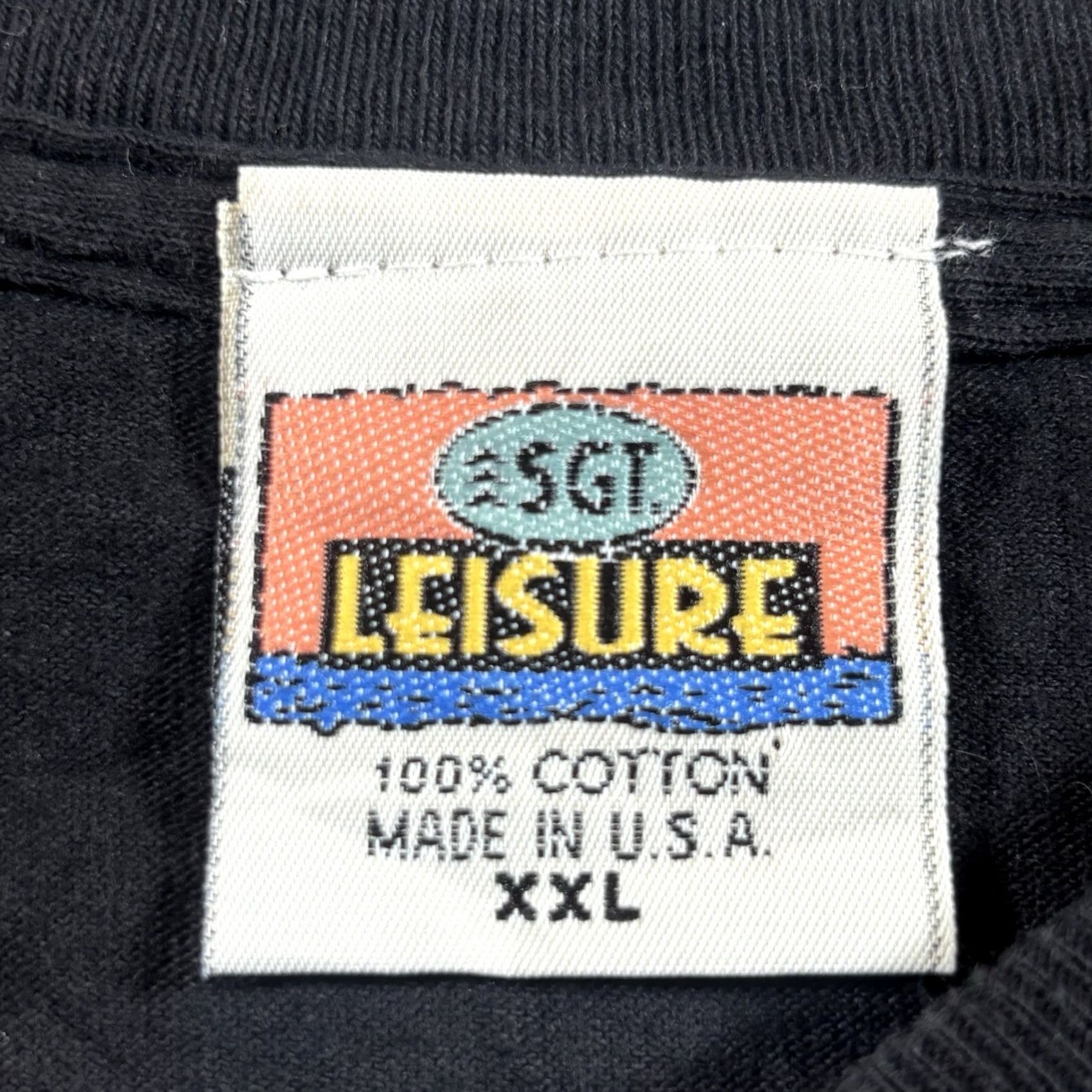 Vintage VINTAGE SGT Leisure Maui Men's T-Shirt Short Sleeve Crew Neck 2XL Black Cotton Logo 90s Beach Fish Pattern Shirt Mens Size US XXL / EU 58 / 5 - 5 Thumbnail