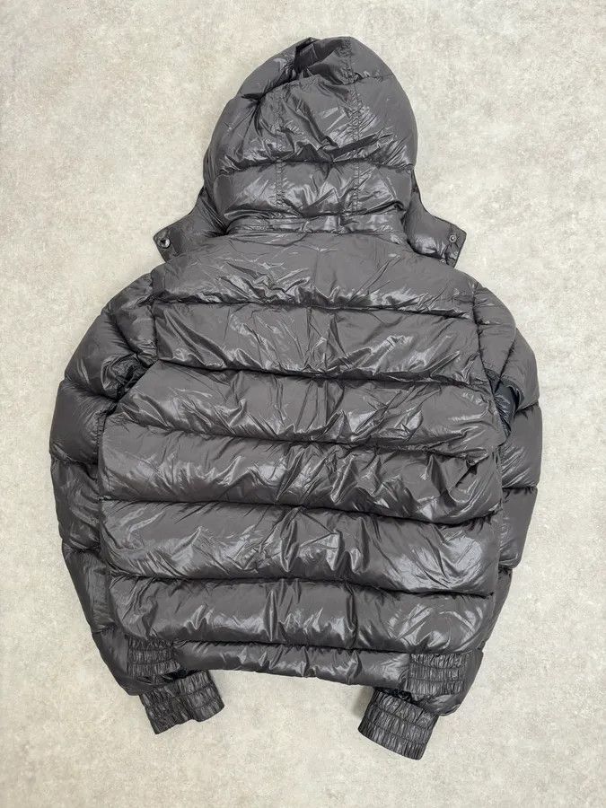Vintage Massimo Rebecchi Black & Brown Hooded Puffer Jacket Size US M / EU 48-50 / 2 - 9 Thumbnail