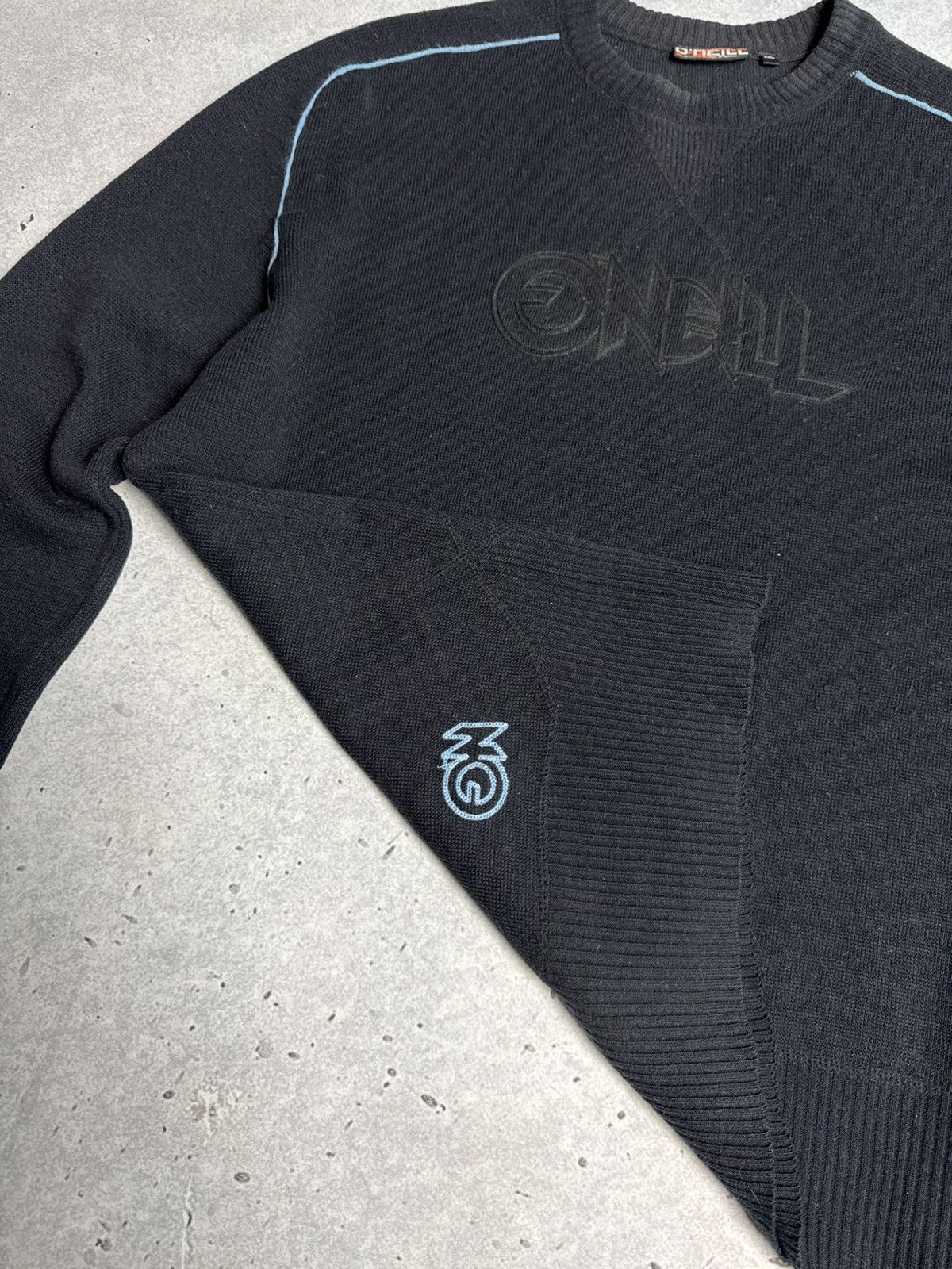 O'Neill 2000s O’neill Spell Out Knit Jumper Sweater Surf Y2K Size US XXL / EU 58 / 5 - 4 Thumbnail