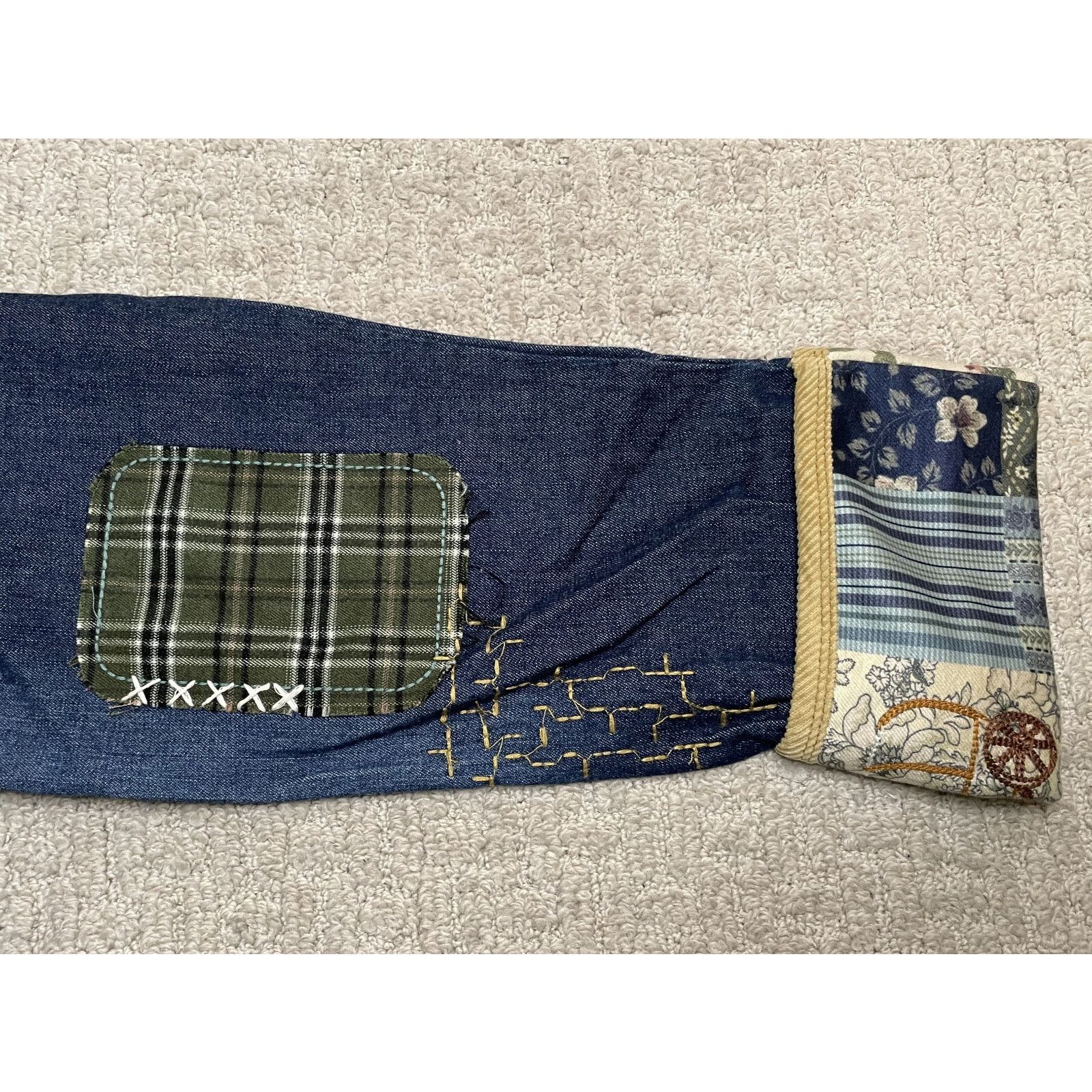 Double D Ranch Double D Ranch Crossing the Brazos Denim Jacket 1X NWT Patch Size XL / US 12-14 / IT 48-50 - 17 Thumbnail