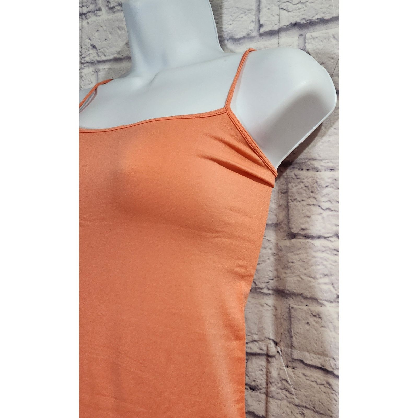 Other Simi Sue Orange Spaghetti Strap Tank Top One Size Soft Size ONE SIZE - 2 Thumbnail