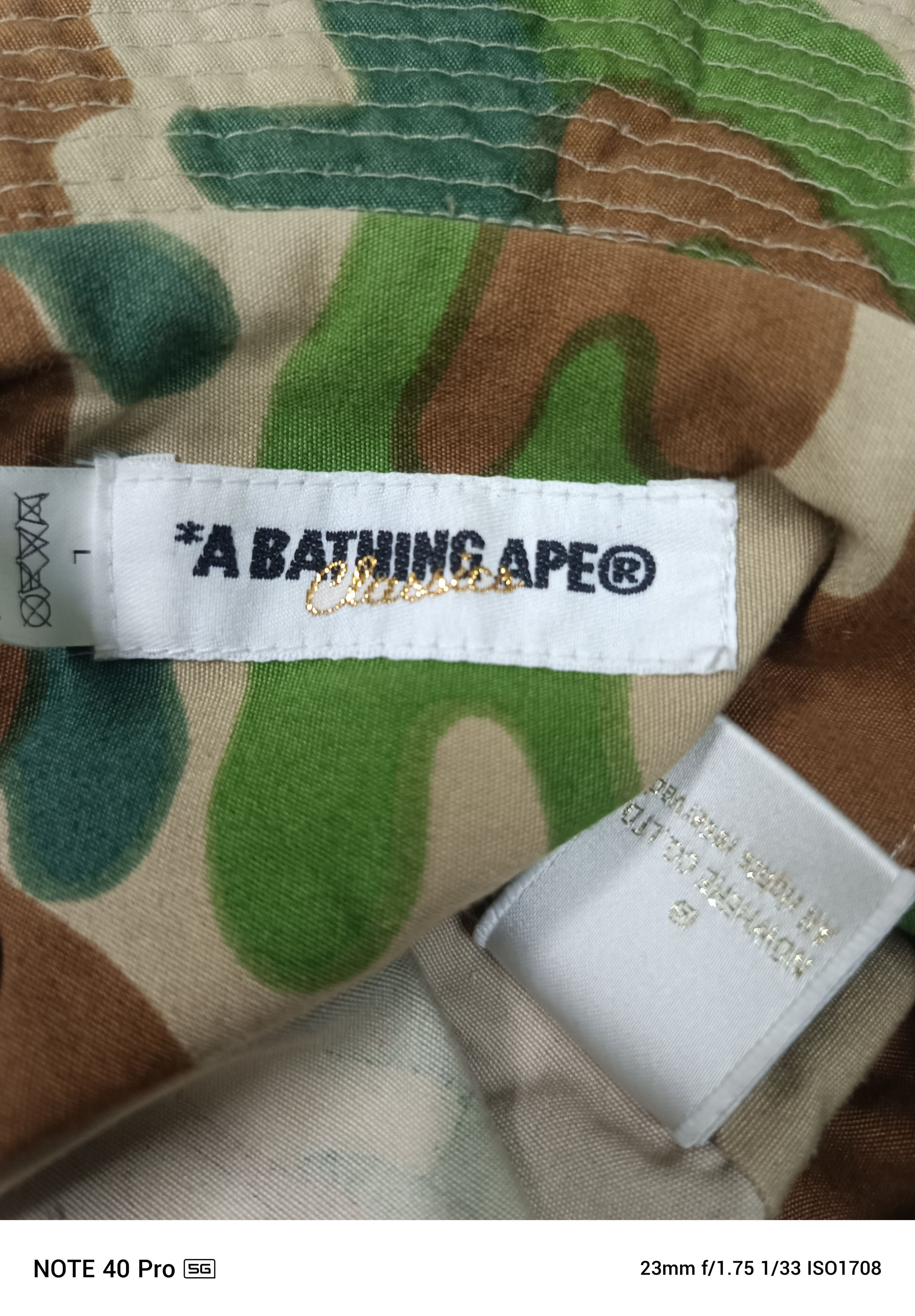 Bape Puzzle Camo Bucket Hat Size ONE SIZE - 7 Thumbnail