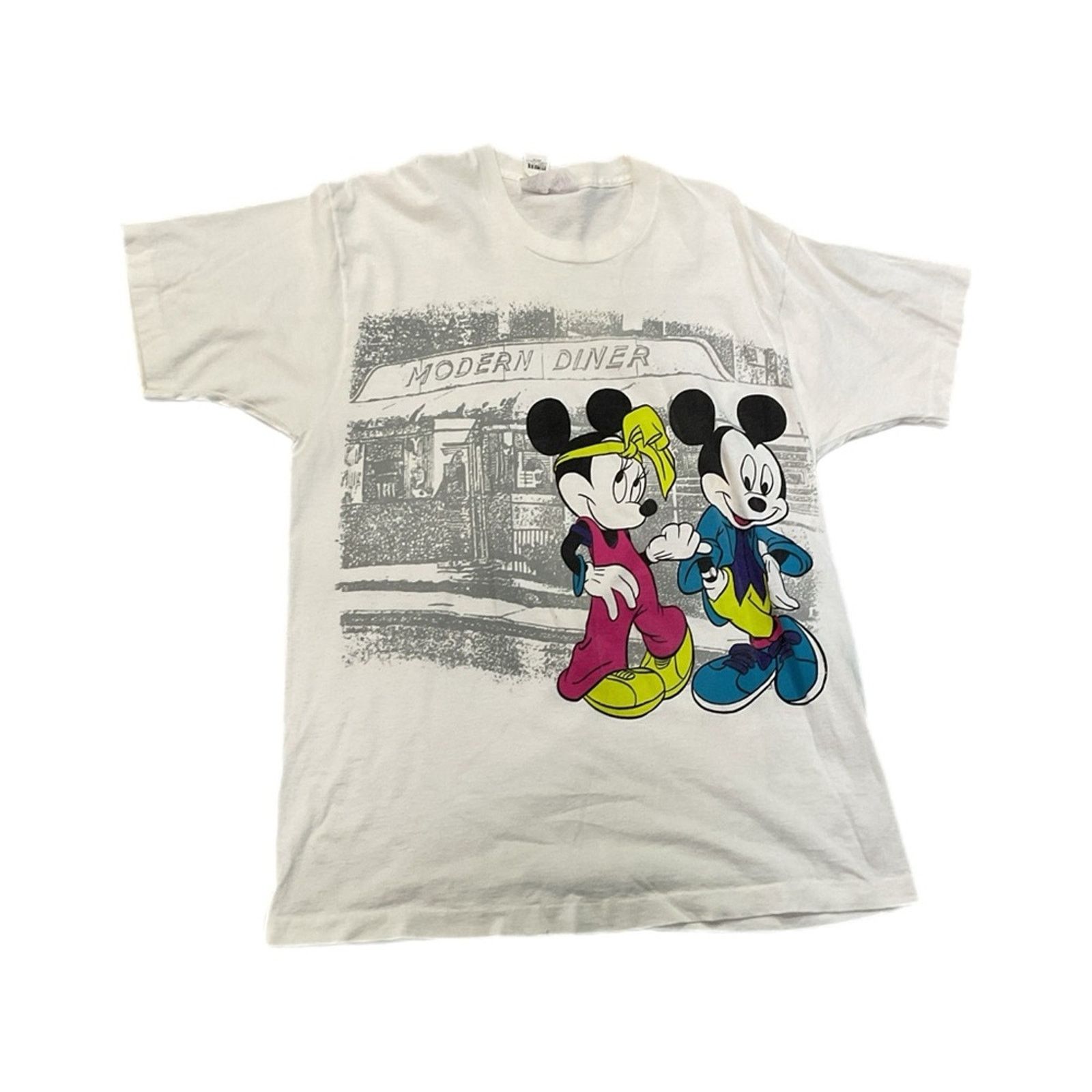 Vintage Vintage Mickey & Minnie T-Shirt Size US XL / EU 56 / 4 - 1 Thumbnail