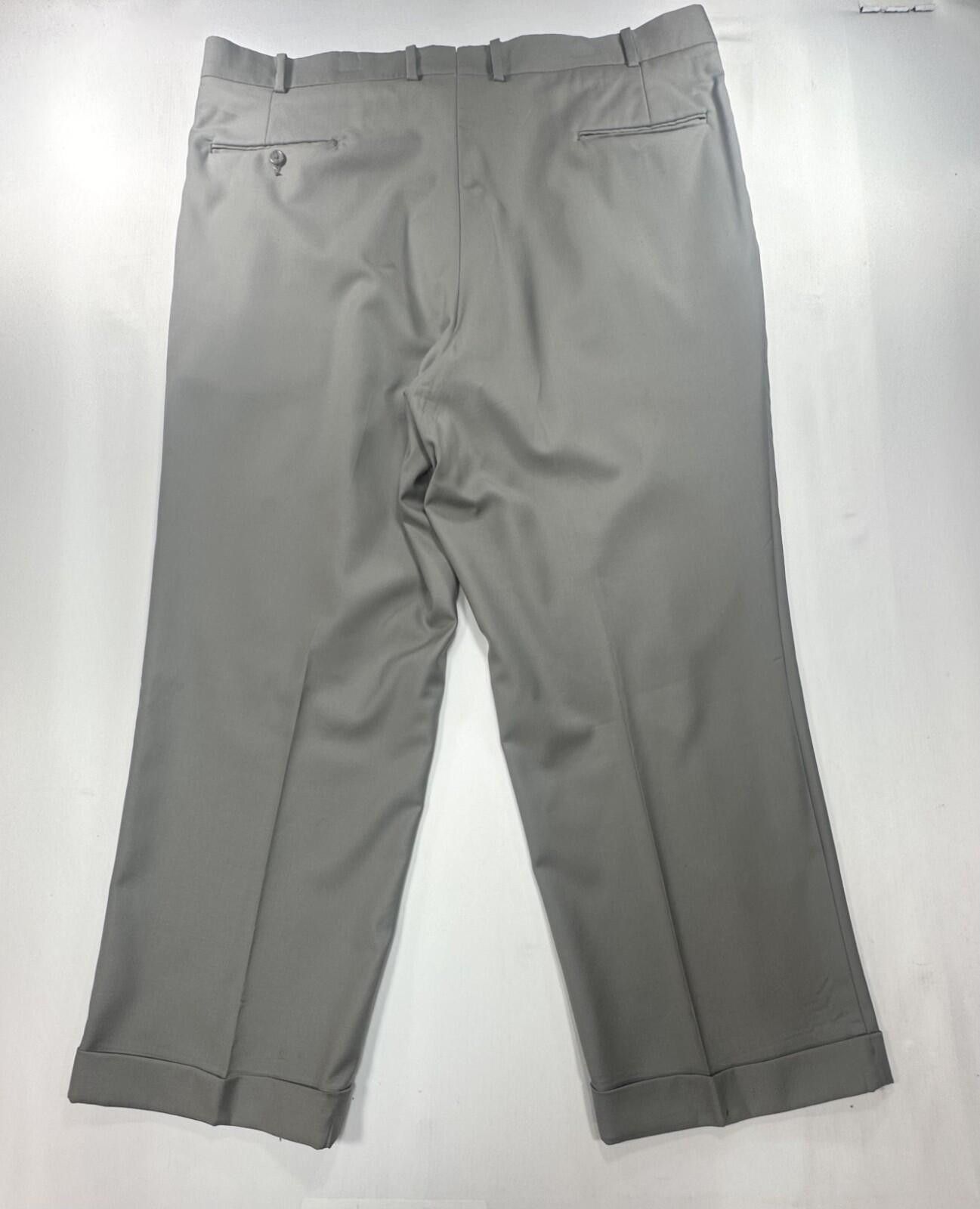 Tom James Tom James Royal Classic Pleated Dress Pants Brown Men 40/28 Size US 40 / EU 56 - 2 Thumbnail