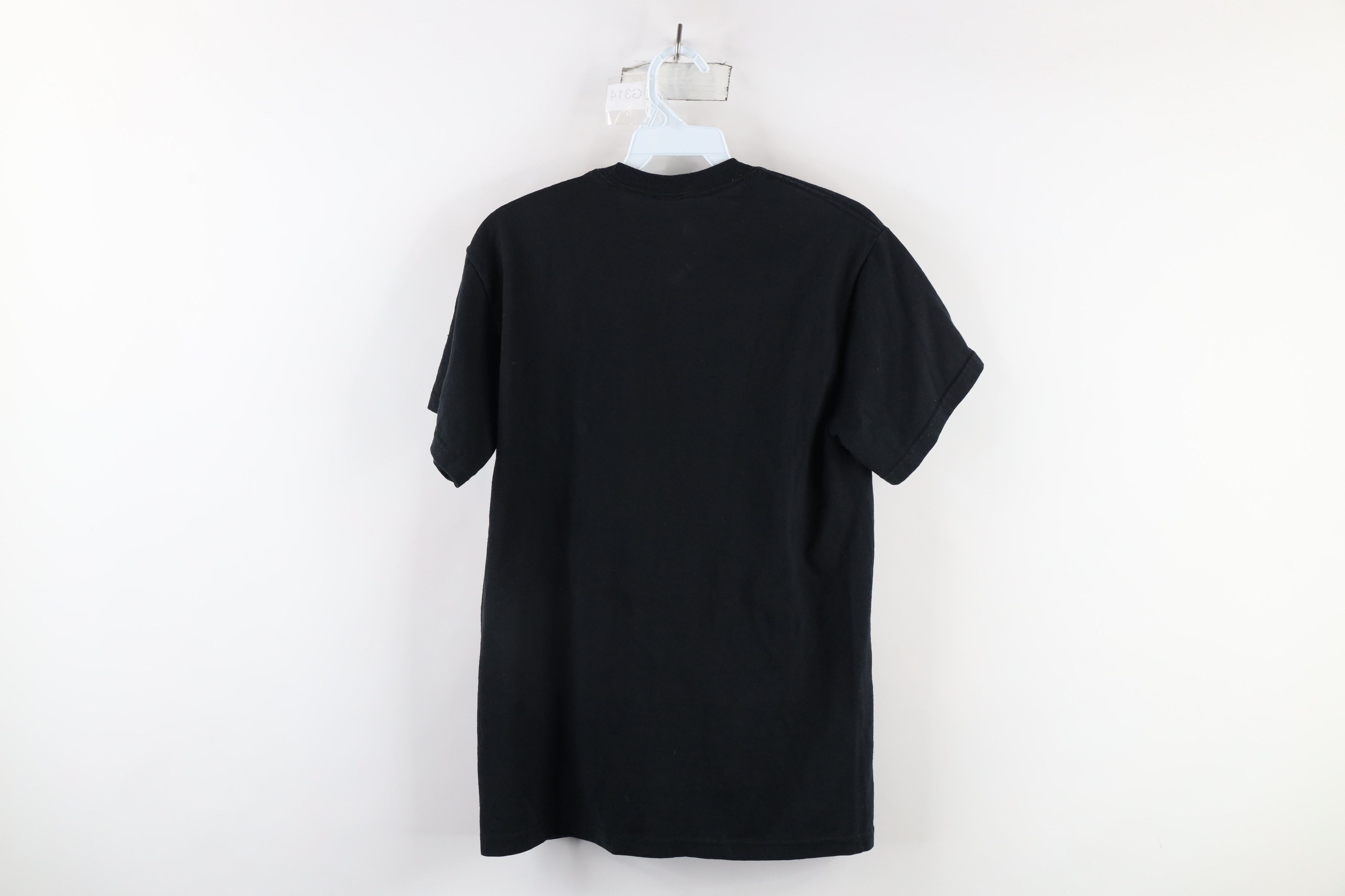 Vintage Vintage 90s Streetwear Blank Short Sleeve T-Shirt Black Size US S / EU 44-46 / 1 - 7 Thumbnail