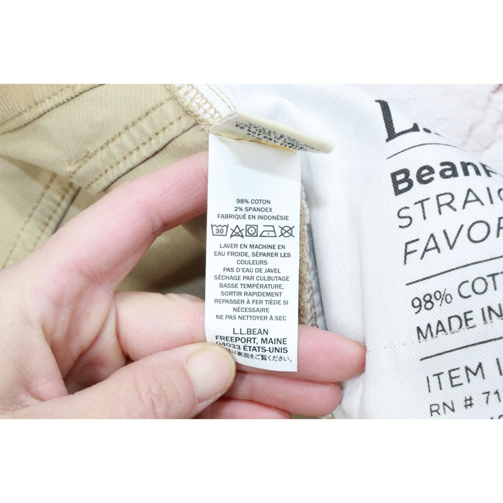 L.L. Bean LL Bean Women's BeanFlex Five Pocket Corduroy Pants Size 28" / US 6 / IT 42 - 9 Thumbnail