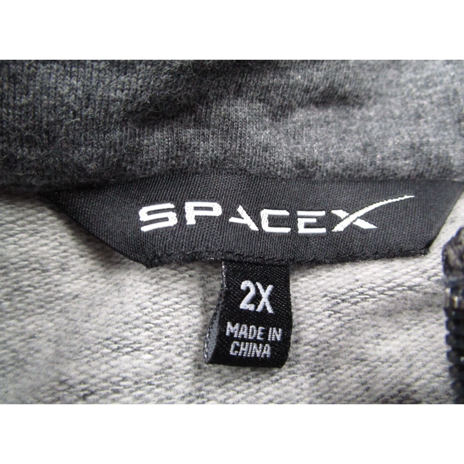 Vintage SpaceX Jacket Women 2X Gray Full Zip Fleece Long Sleeve Outdoor Workwear Size XXL / US 16-18 / IT 52-54 - 2 Thumbnail