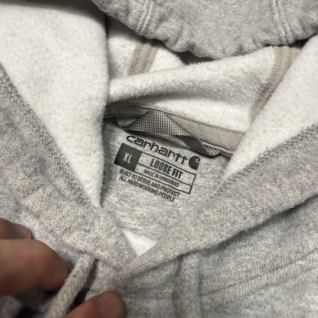 Carhartt Vintage Carhartt Grey Hoodie Sweatshirt Size US XL / EU 56 / 4 - 10 Thumbnail