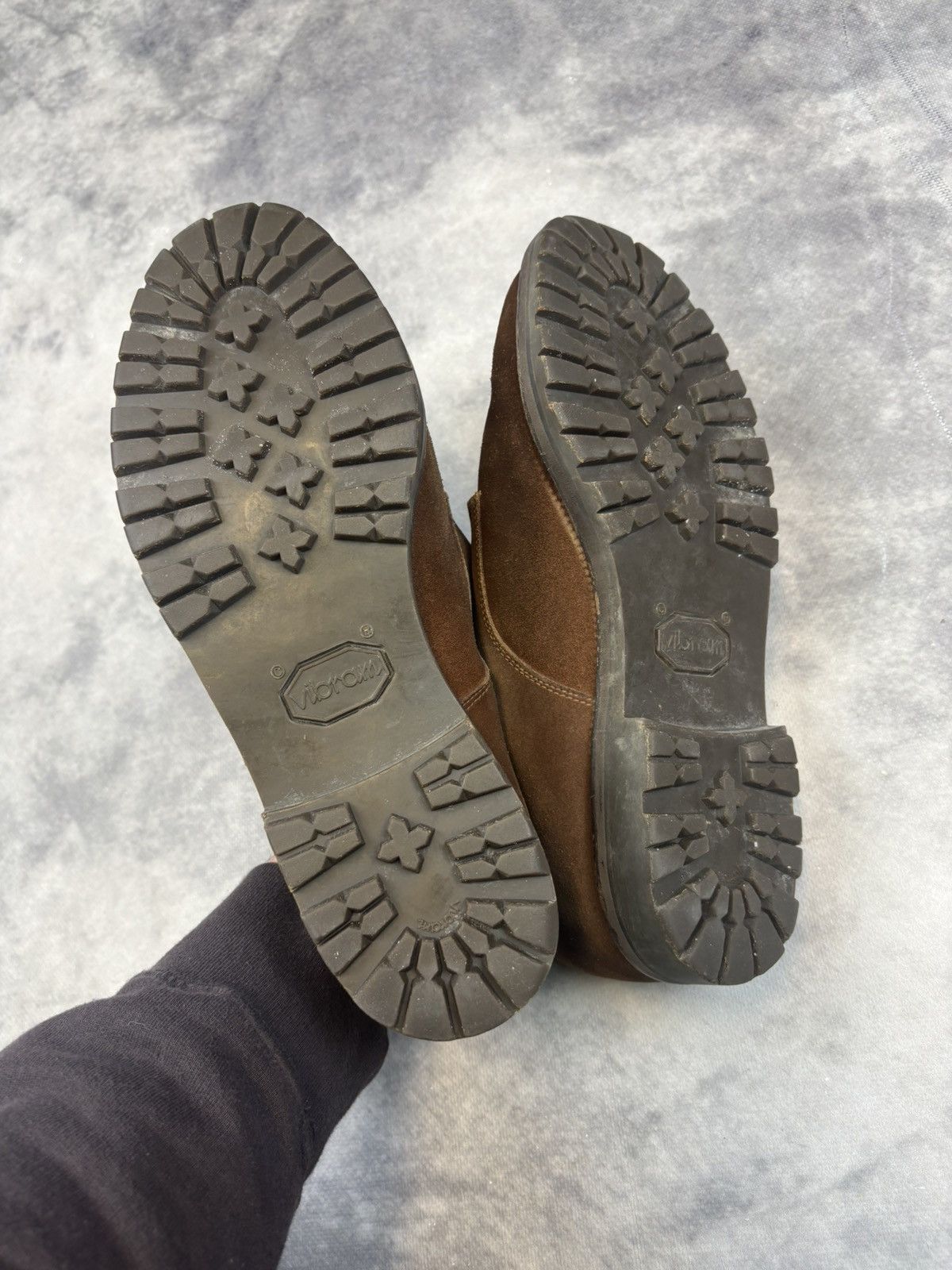 Japanese Brand × Kenzo × Vintage Vintage Kenzo Vibram Leather Suede formal boots 90s rare Size US 10 / EU 43 - 6 Thumbnail