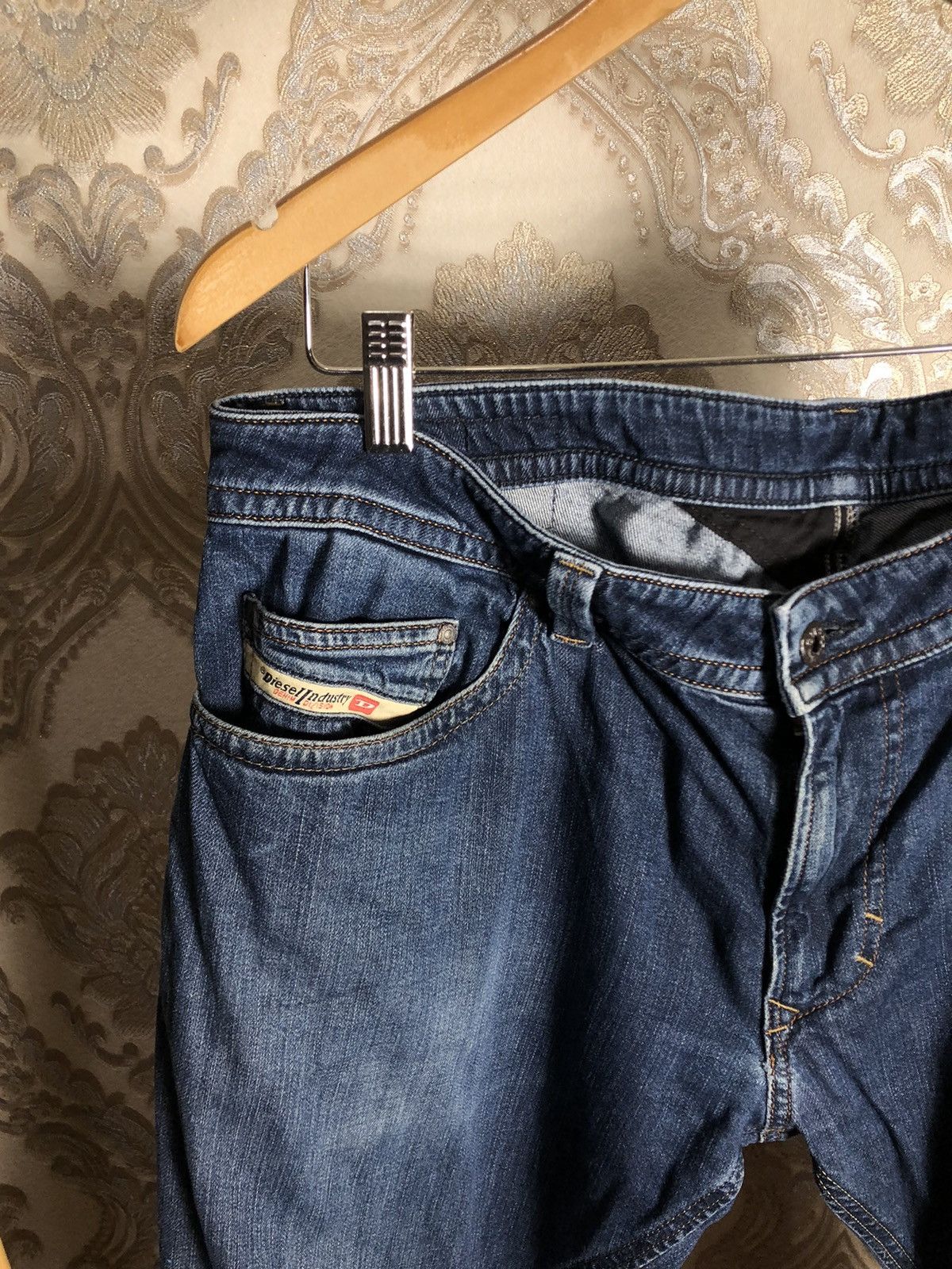 Diesel VINTAGE DIESEL INDUSTRY DENIM DIVISION JEANS CASUAL Y2K 90s Size US 34 / EU 50 - 3 Thumbnail