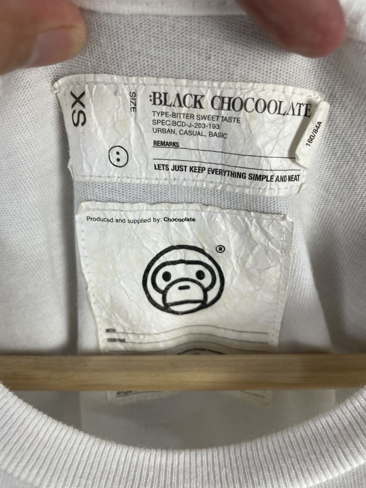 Bape × CHOCOOLATE × Japanese Brand Bape x Chocoolate Baby Milo Tee Size US XS / EU 42 / 0 - 7 Thumbnail