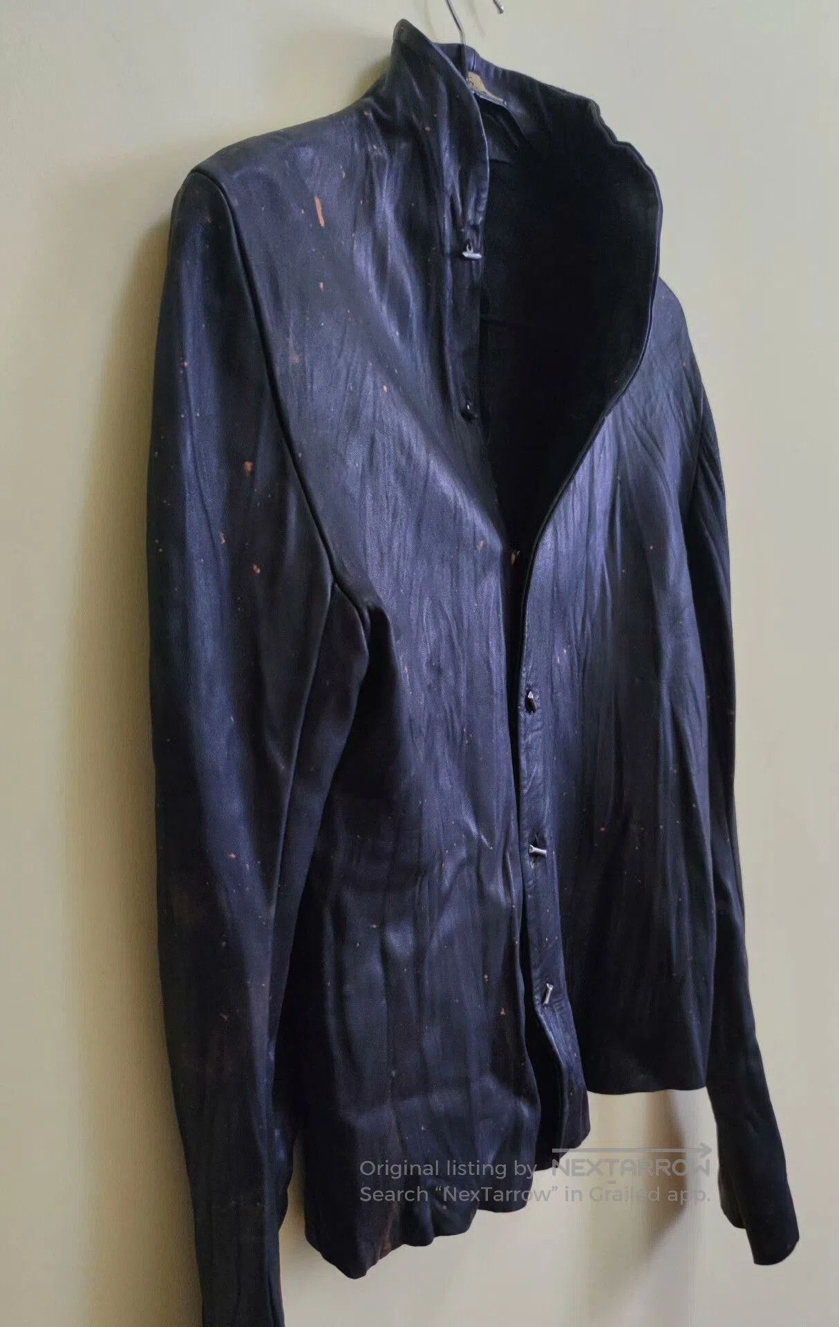 Rick Owens Obscur Vintage Black Leather Jacket. Size US M / EU 48-50 / 2 - 7 Thumbnail