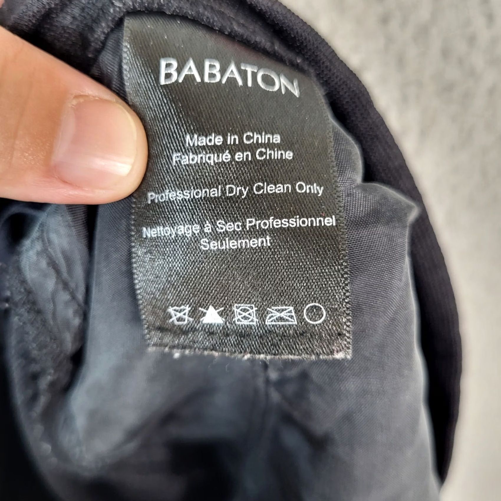 Vintage Babaton Black Pants Women Size 2 Regular Leg Skinny Ankle Pockets Inseam 23 Mid Rise Front Button Vintage No Size 26" / US 2 / IT 38 - 6 Thumbnail