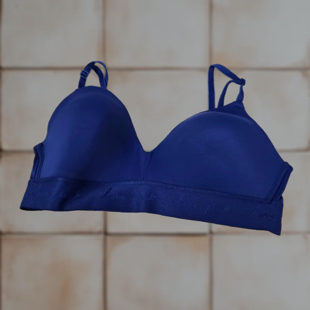 Victorias Secret Victoria's Secret Pink Wireless T-Shirt Bra 34C Pink Convertible Women in Blue