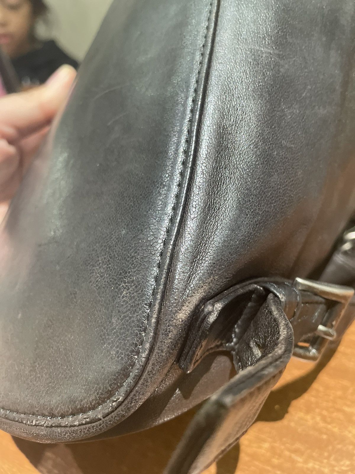 Prada × Vintage Prada Backpack Leather in Chain Strap Size ONE SIZE - 8 Thumbnail