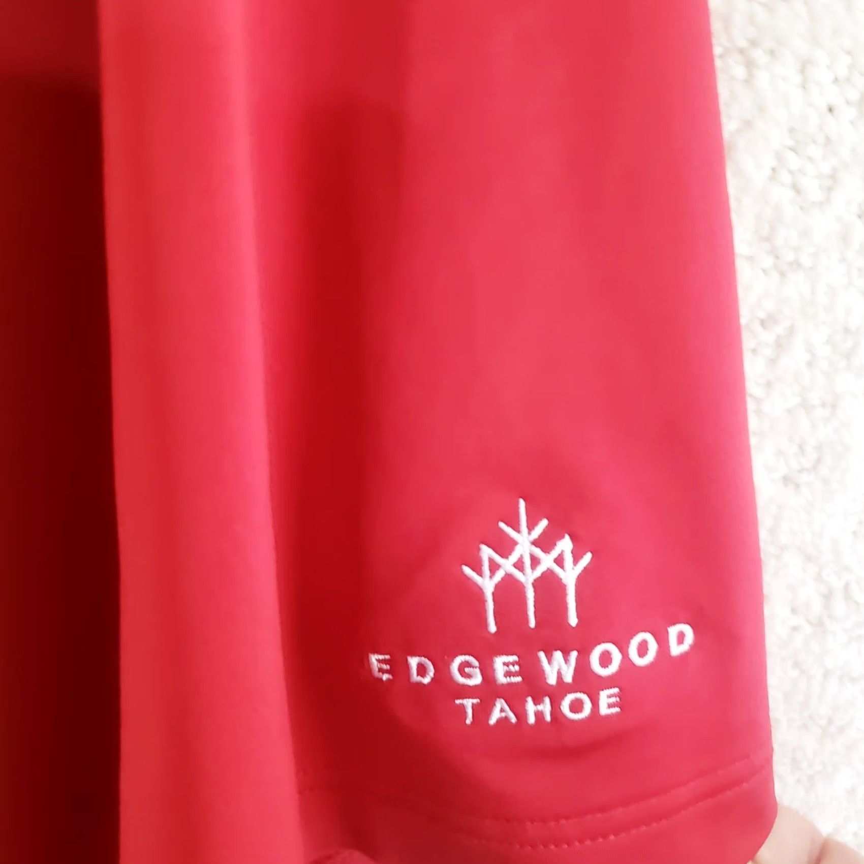 Footjoy FootJoy Polo Shirt Mens L Red Striped Edgewood Tahoe Country Club Logo Polo Shirt Leather? Size US L / EU 52-54 / 3 - 5 Thumbnail