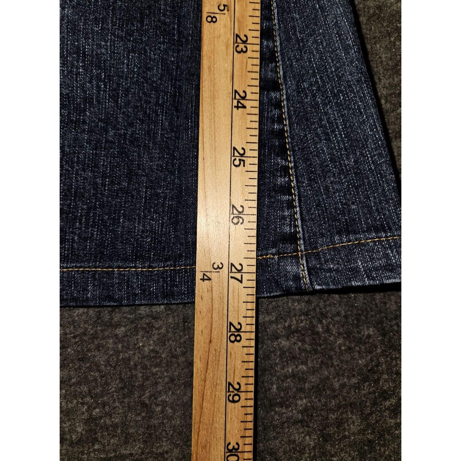 Tommy Hilfiger VINTAGE Tommy Hilfiger Jeans Flare Juniors 5 Low Rise Denim Blue Slash Pocket 90s Womens Jeans Size 27" / US 4 / IT 40 - 5 Thumbnail