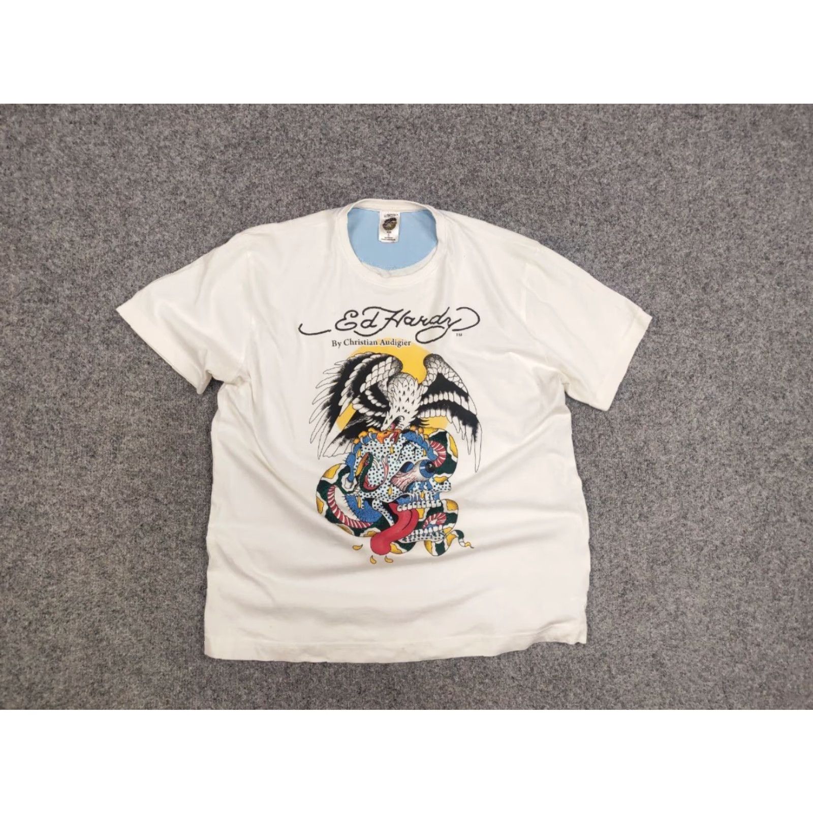 Ed Hardy VINTAGE Ed Hardy Christian Audigier Logo shirt Y2K Style Size US S / EU 44-46 / 1 - 7 Thumbnail