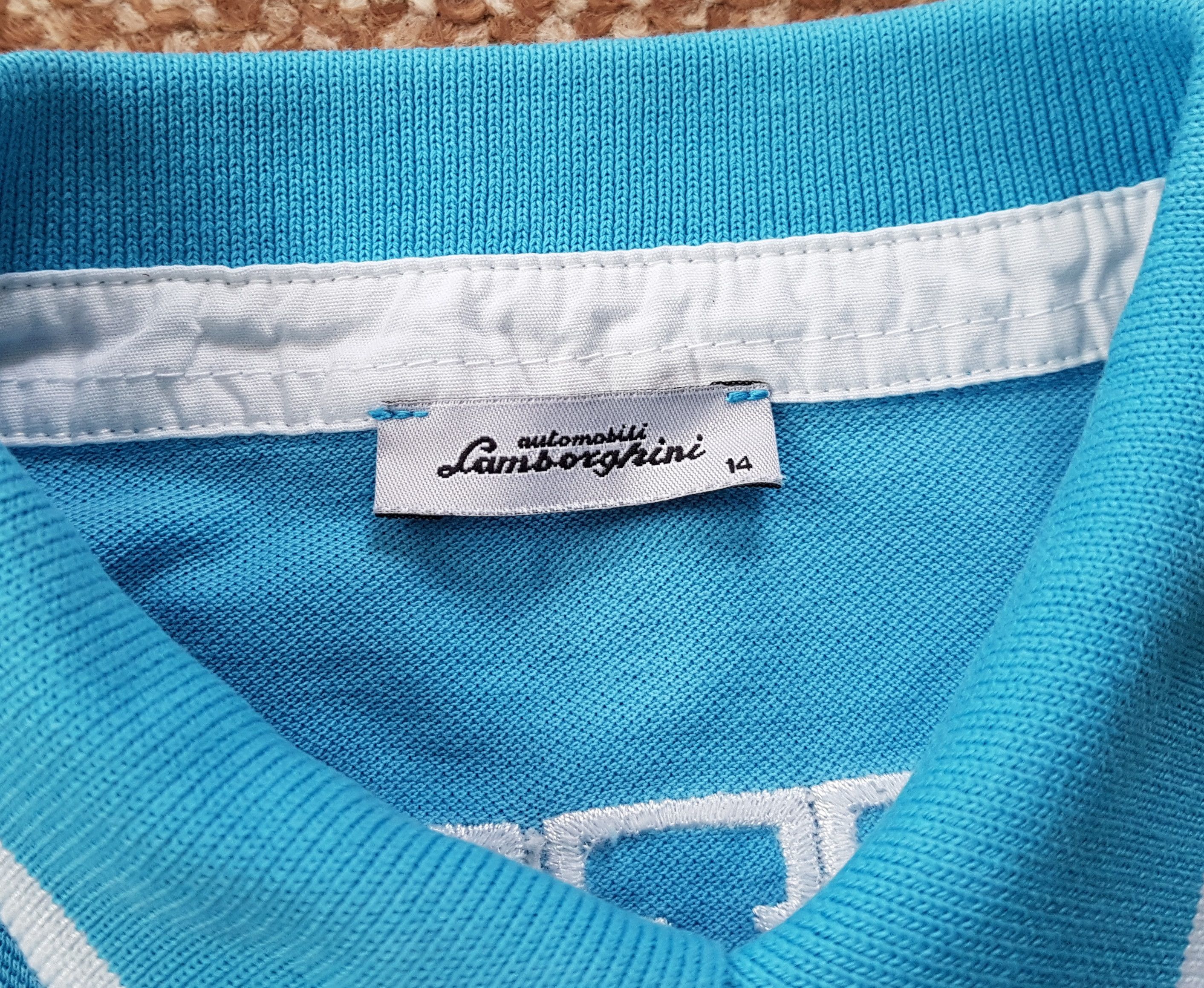 Lamborghini Lamborghini Men's Boys Polo Big Logo Shirt sz 14y Size US S / EU 44-46 / 1 - 7 Thumbnail