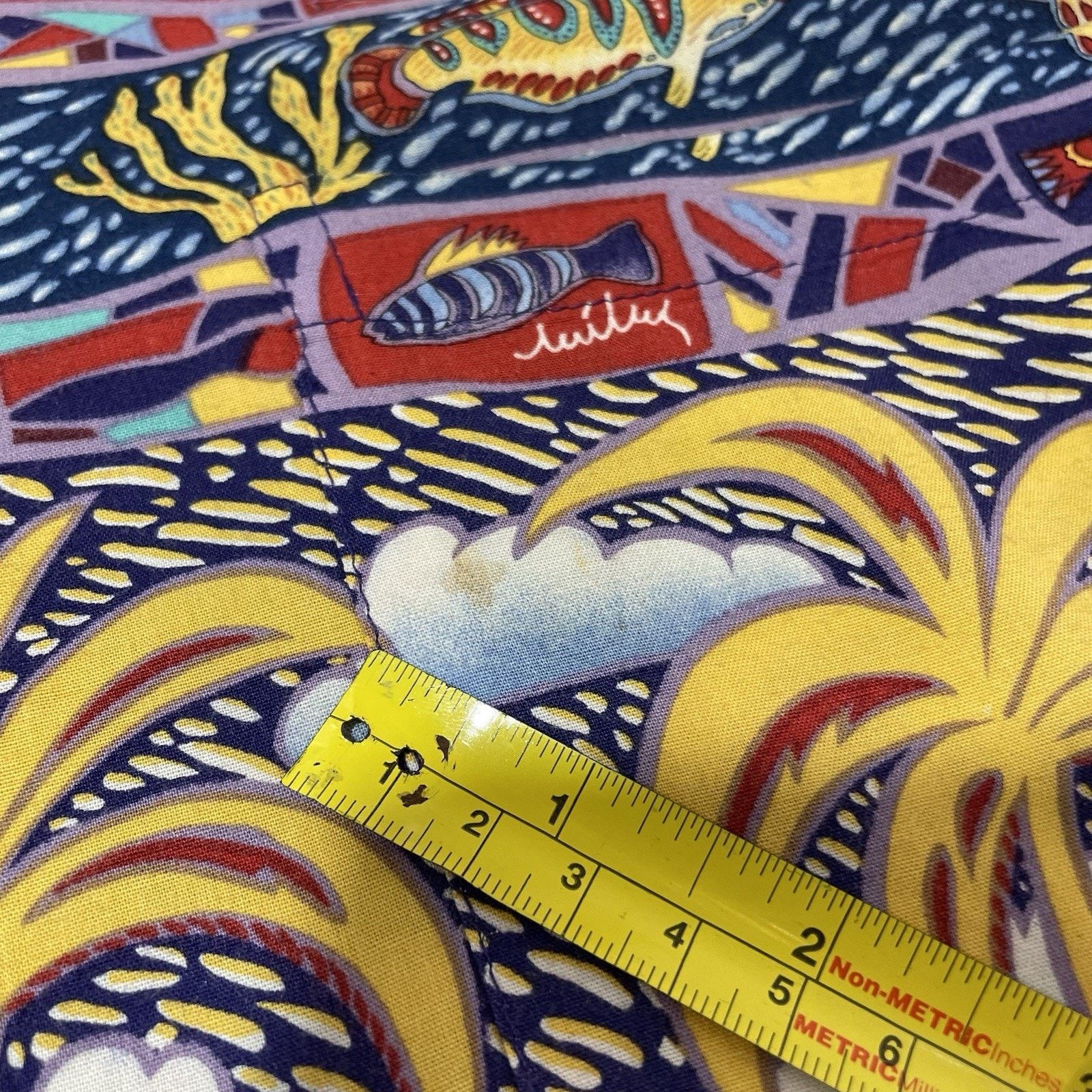 Reyn Spooner VTG Reyn Spooner Miley Rayon Hawaiian Shirt Funky Palms XL Size US L / EU 52-54 / 3 - 5 Thumbnail