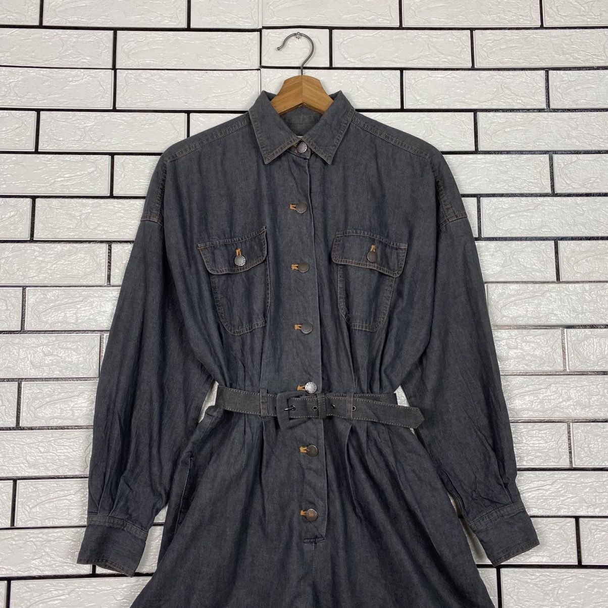 Japanese Brand Vintage Blouse Jacket Norma Kamali Size 26" / US 2 / IT 38 - 5 Thumbnail