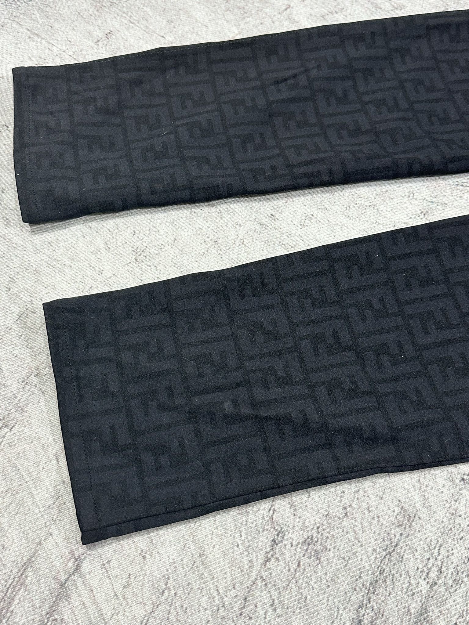 Fendi Fendi Pants Vintage Zucca FF Monogram Logo Black Size 28" / US 6 / IT 42 - 14 Thumbnail