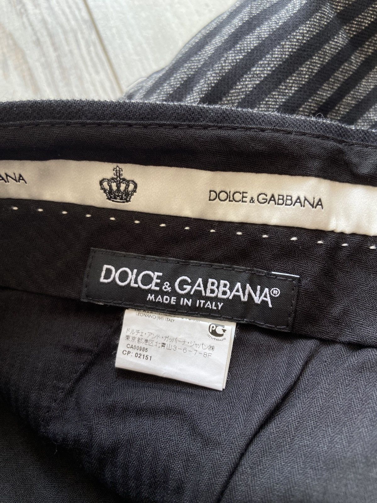Dolce & Gabbana Dolce & Gabbana Pinstripe Pants Size US 40 / EU 56 - 10 Thumbnail