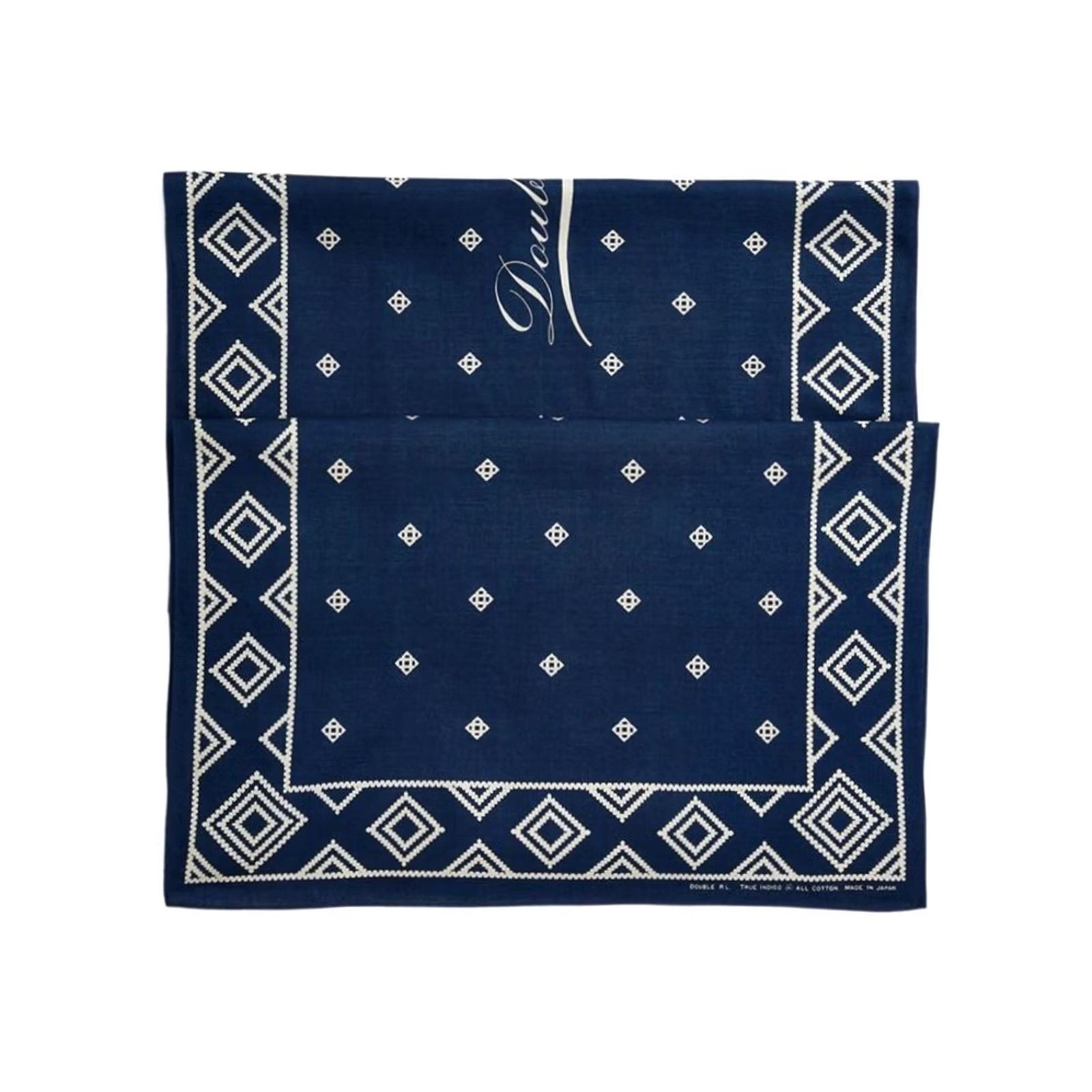 Ralph Lauren RRL Ralph Lauren Scarf Cotton Navy 158cm×50cm One Size Unisex Winter, Fall New with Tag Size ONE SIZE - 3 Thumbnail