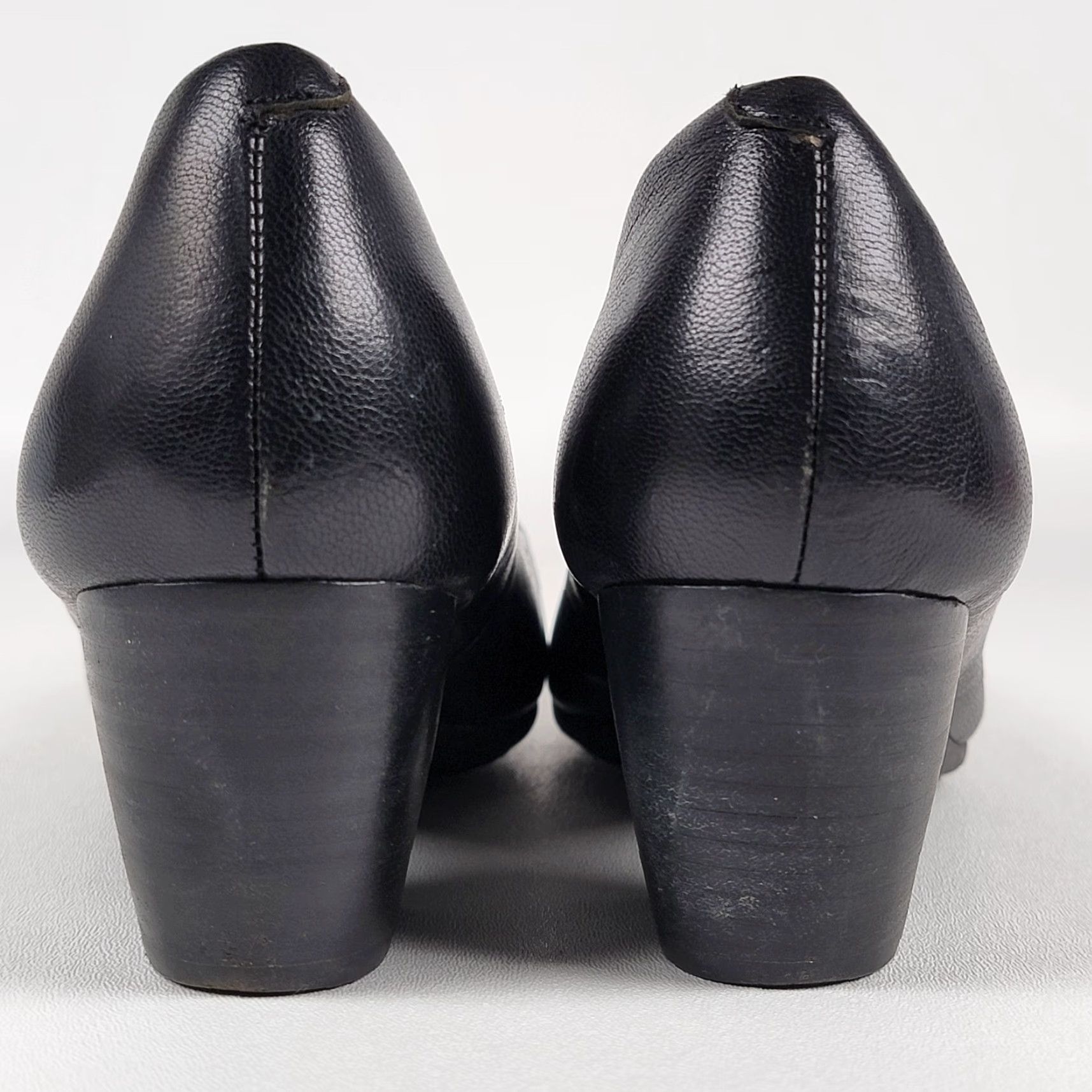Vintage VINTAGE? No. Use from original. Create title: Comfortiva Leather Pump Women Kitten Heel Arch Support Black 9 M Shoes Womens Pump Size US 9 / IT 39 - 6 Thumbnail
