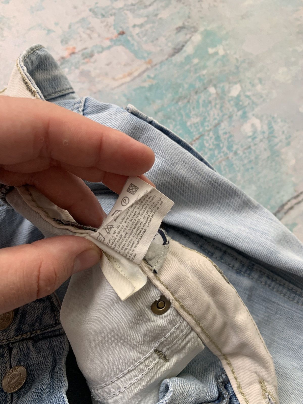 Armani Armani Y2K Distressed Denim Shorts Hype 2000s Destroyed Rare Size US 36 / EU 52 - 20 Thumbnail