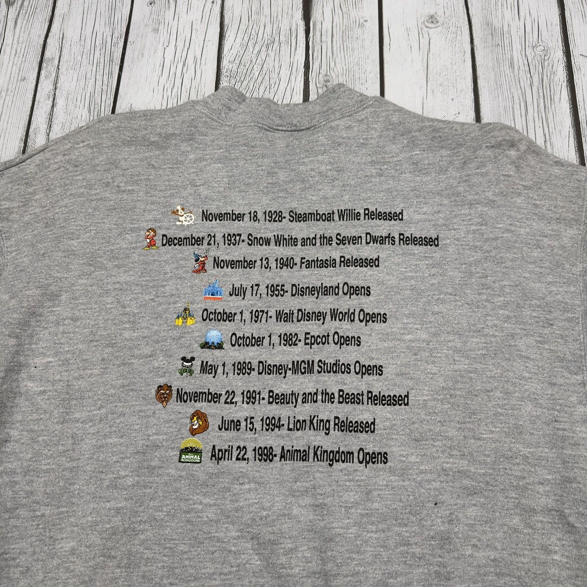 Disney × Vintage Vintage Disney 100 Years of Magic sweatshirt Size US M / EU 48-50 / 2 - 4 Thumbnail