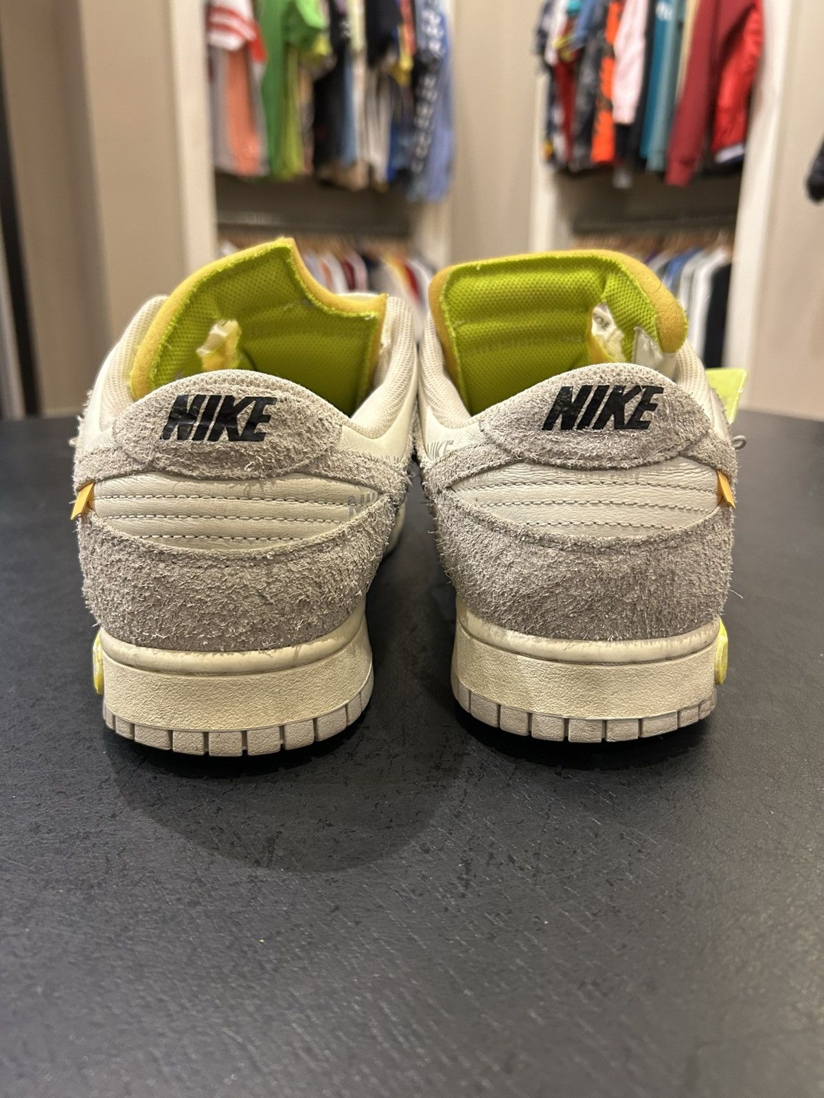 Nike × Off-White Nike Dunk Low ‘Off-White Lot 14’ Size US 11.5 / EU 44-45 - 5 Thumbnail