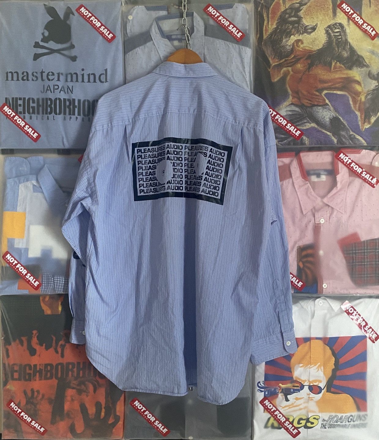 Japanese Brand Pleasure X Monkey Time Shirt Printed Music Record Size US L / EU 52-54 / 3 - 1 Thumbnail