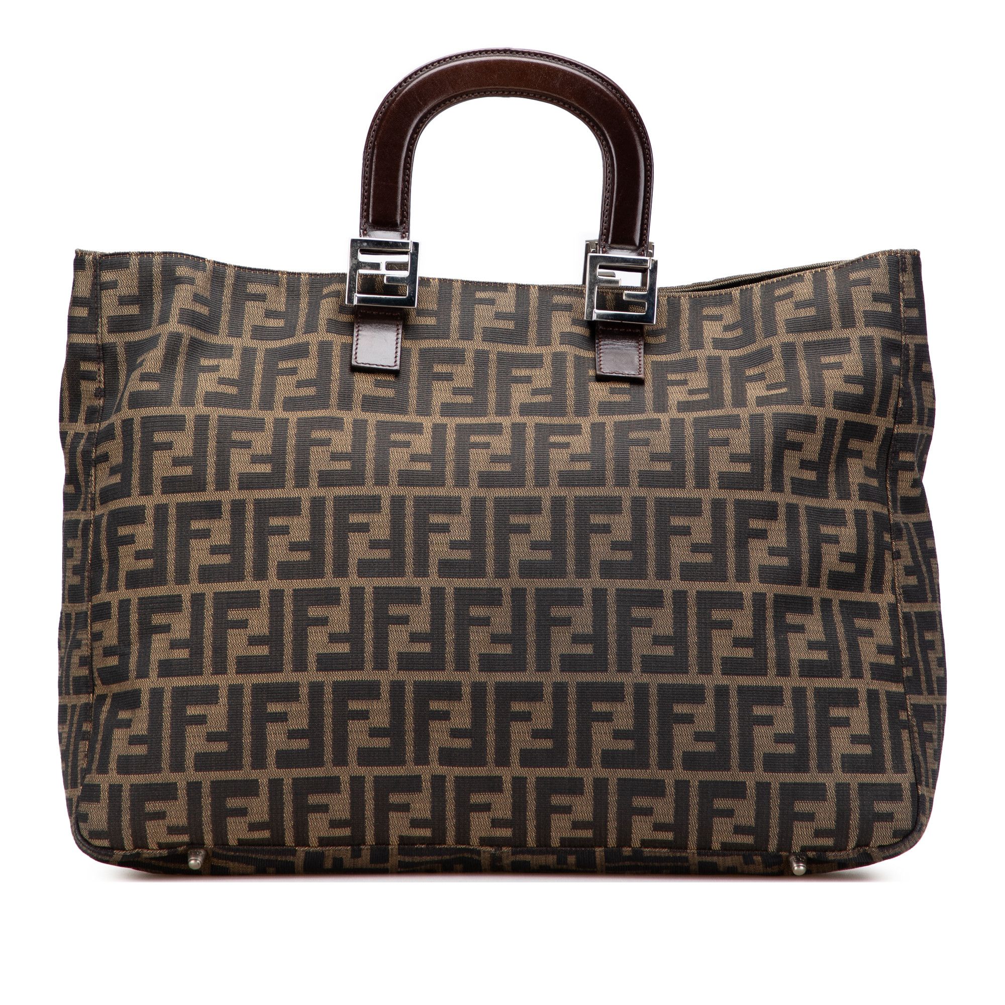 Fendi Fendi Large Zucca Canvas Twins Tote Size ONE SIZE - 1 Thumbnail
