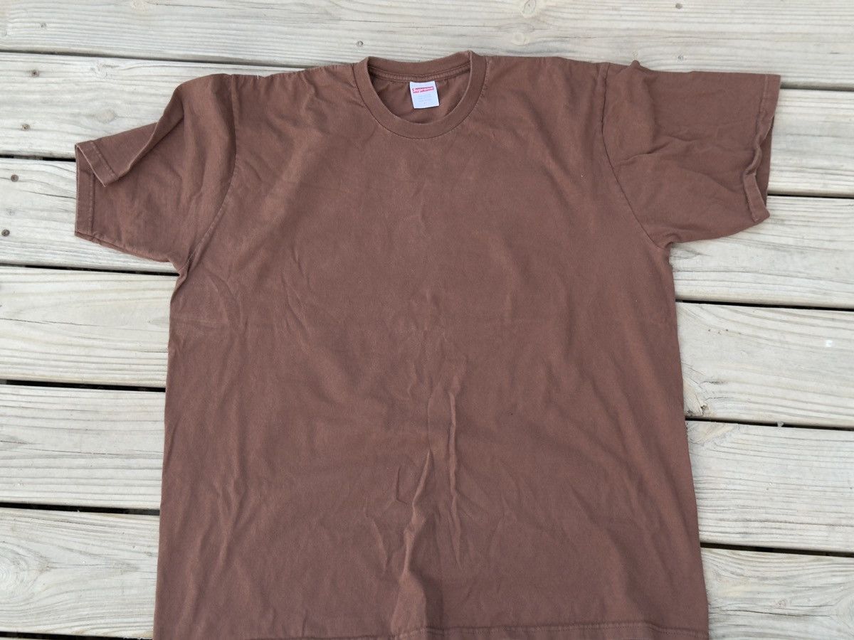 Supreme Supreme Paint Tee (Brown) Size US XL / EU 56 / 4 - 2 Thumbnail
