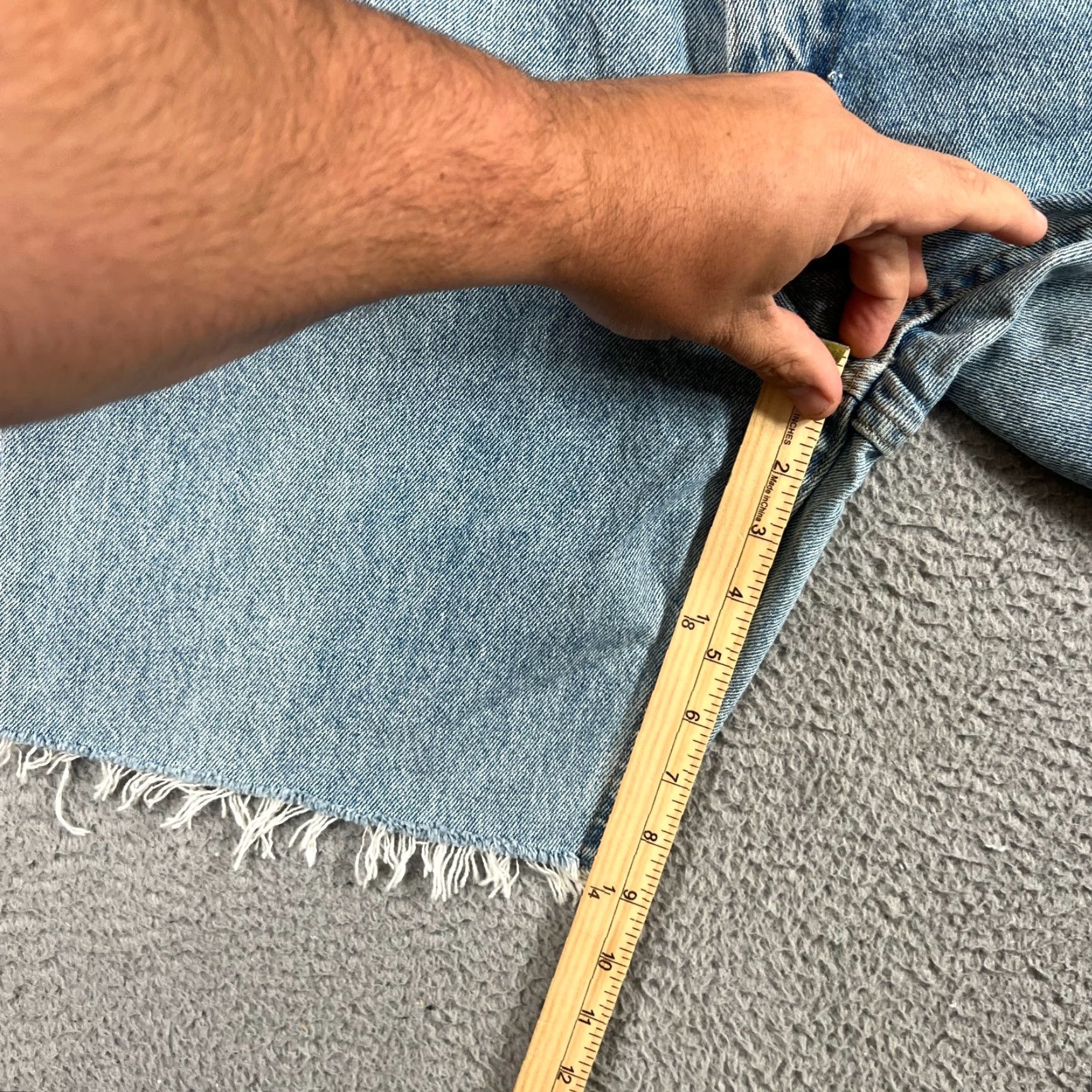 Wrangler VINTAGE Wrangler Jeans Shorts Size 34 Men Bermuda Relaxed Fit Denim Summer Casual Blue Size US 34 / EU 50 - 3 Thumbnail