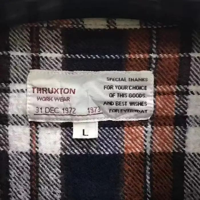 Flannel Japanese Brand Thruxton Plaid Tartan Flannel Shirt Size US L / EU 52-54 / 3 - 4 Thumbnail