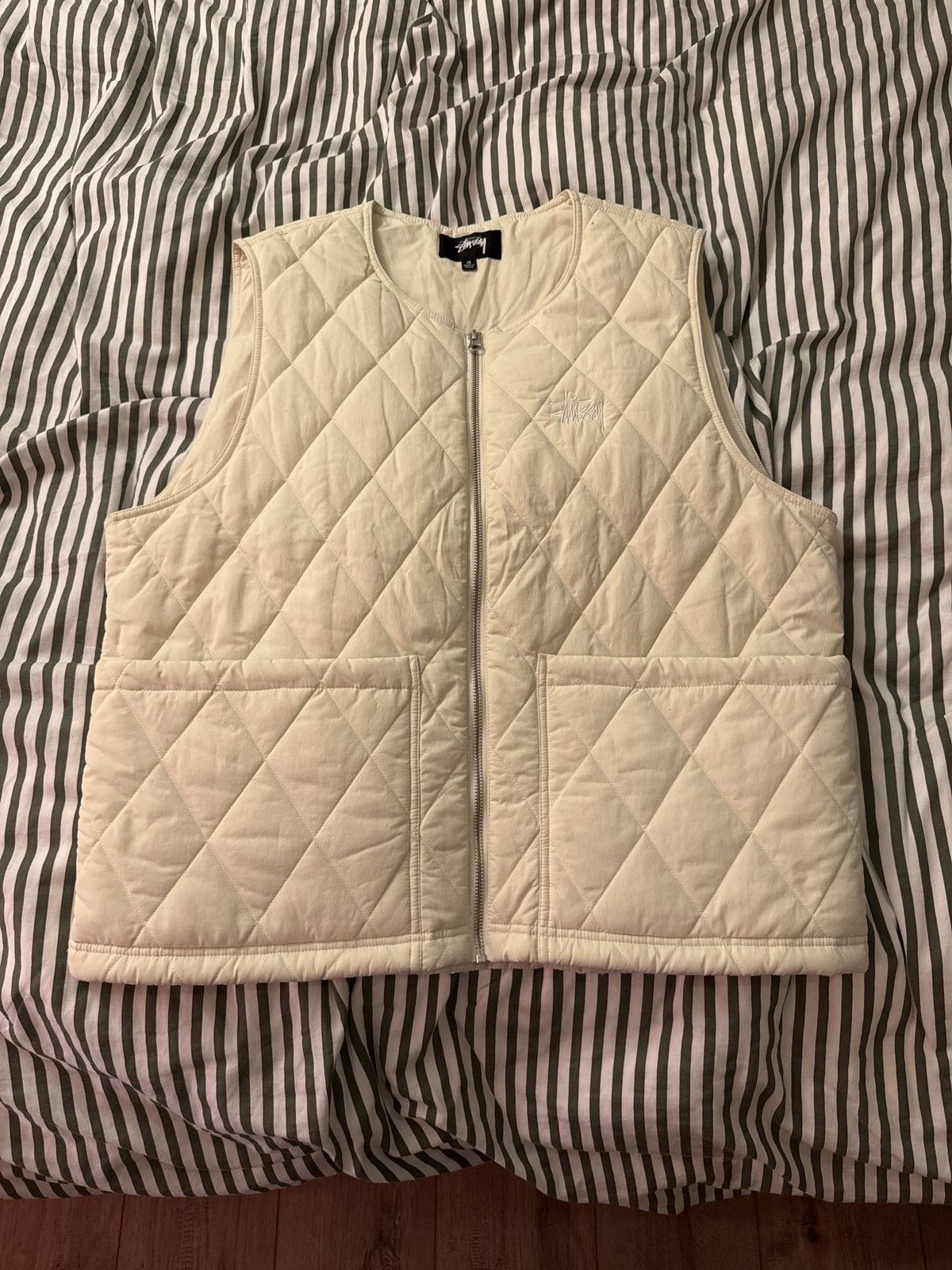 Stussy Stussy diamond quilted vest Size US M / EU 48-50 / 2 - 1 Thumbnail