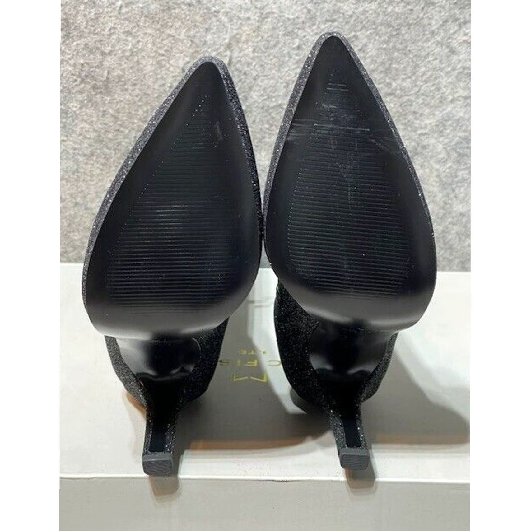 Marc Fisher Marc Fisher Stiletto Heel Boots 8.5 M Glam Glitter Whimsigoth Fairy Grunge Vamp Women Boots Mid-Calf Black Pointed Toe Zip Size US 9 / IT 39 - 5 Thumbnail