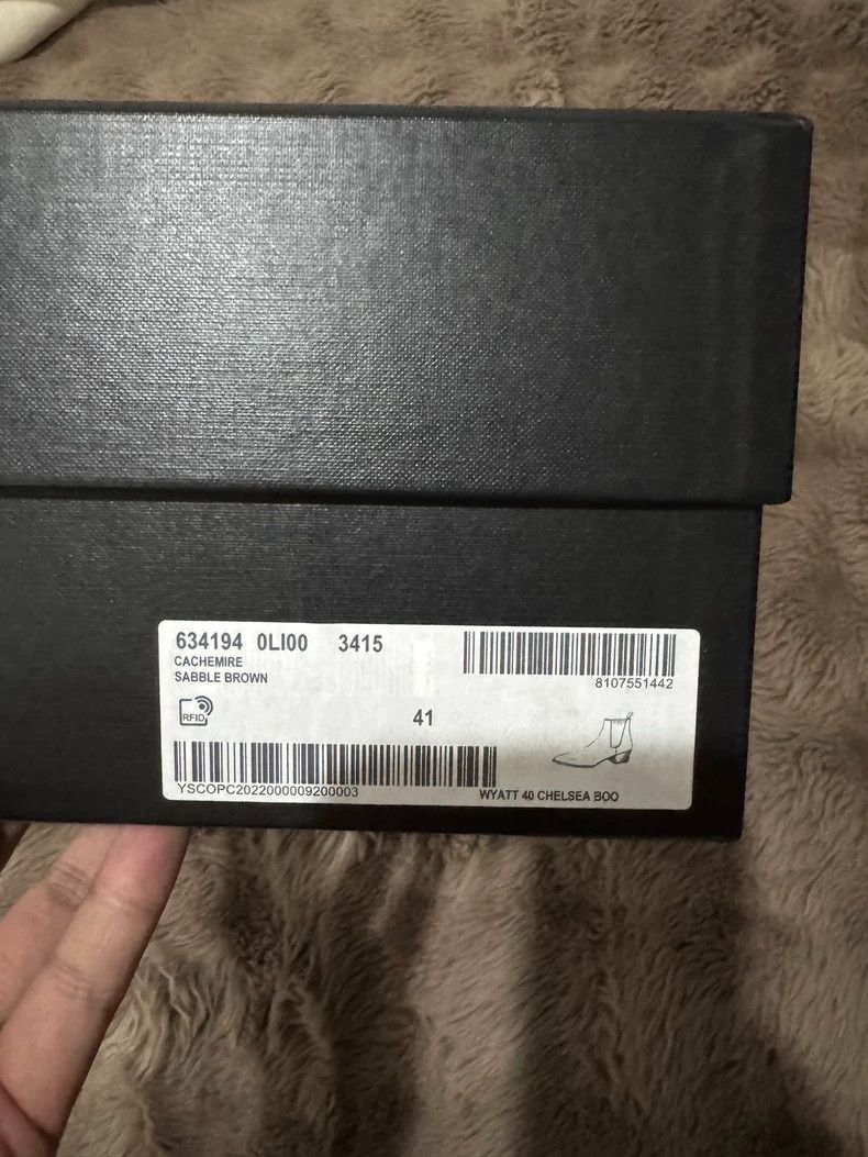 Saint Laurent Paris Saint laurent paris Suede Chelsea boots 2506-Nextarrow Size US 8 / EU 41 - 9 Thumbnail