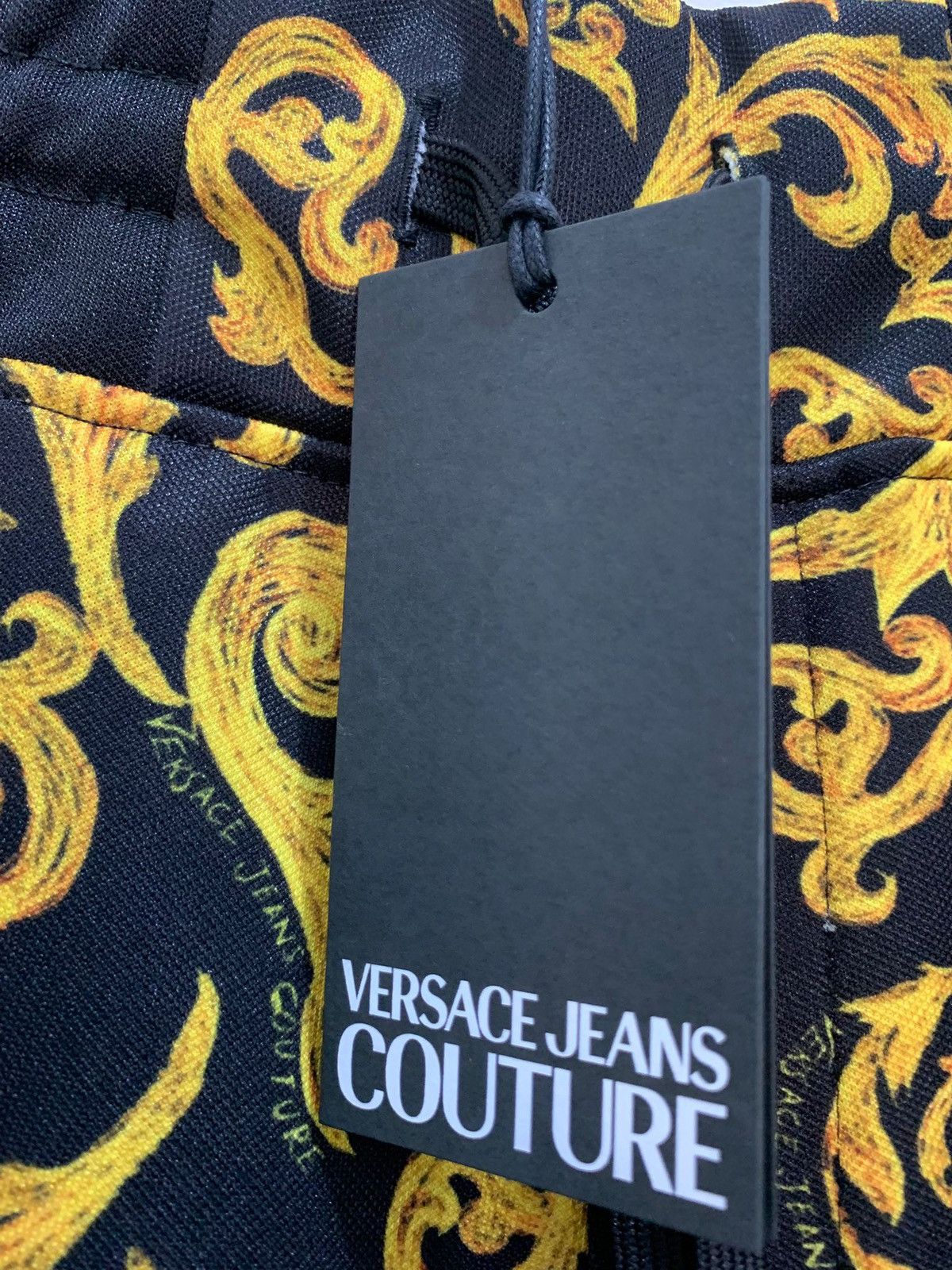 Versace Jeans Couture Tricetate Shorts Versace Jeans Culture Sketch Print L, black Size US 32 / EU 48 - 5 Thumbnail