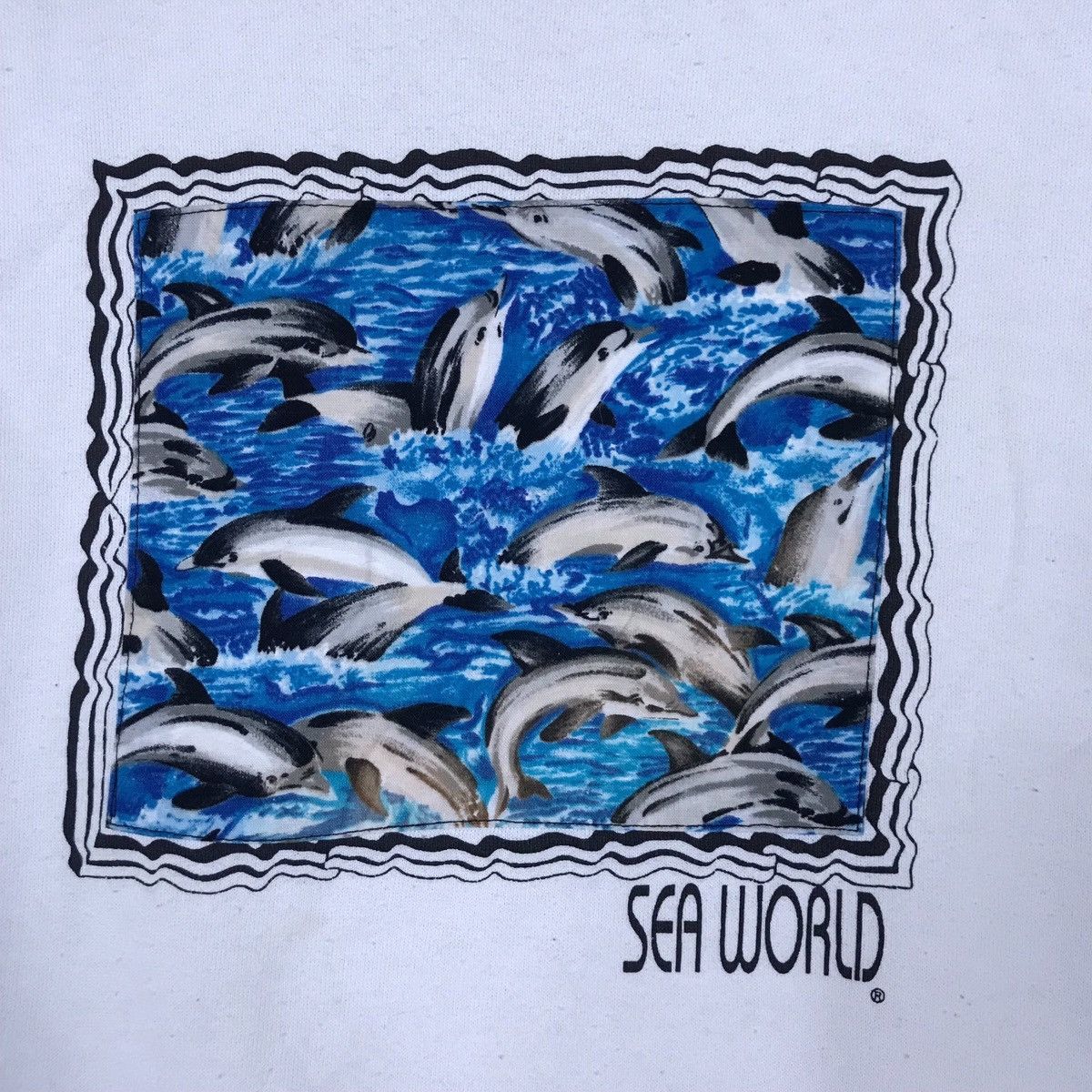 Jerzees Vintage Jerzees NuBlend Sea World Pullover Jumper Sweatshirt Size US XL / EU 56 / 4 - 3 Thumbnail